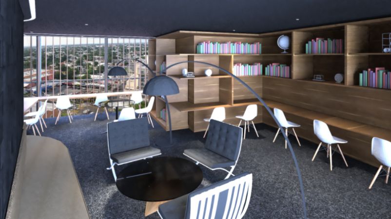 Oficina en Edificio moderno certificaci&oacute;n LEED 125 m2, rodeado de &aacute;reas verdes, lagos y centro comer