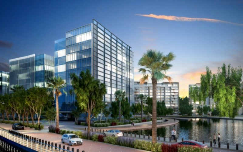 Oficina en edificio moderno con certificaci&oacute;n LEED 1244 m2, rodeado de &aacute;reas verdes, lagos y centro