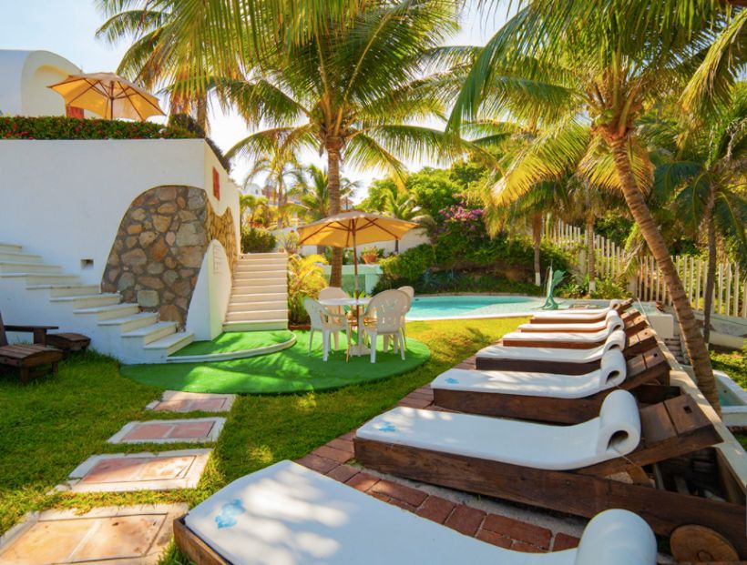 Hotel boutique frente al mar 17 habitaciones, vistas al mar y la monta&ntilde;a, en venta, Huatulco.