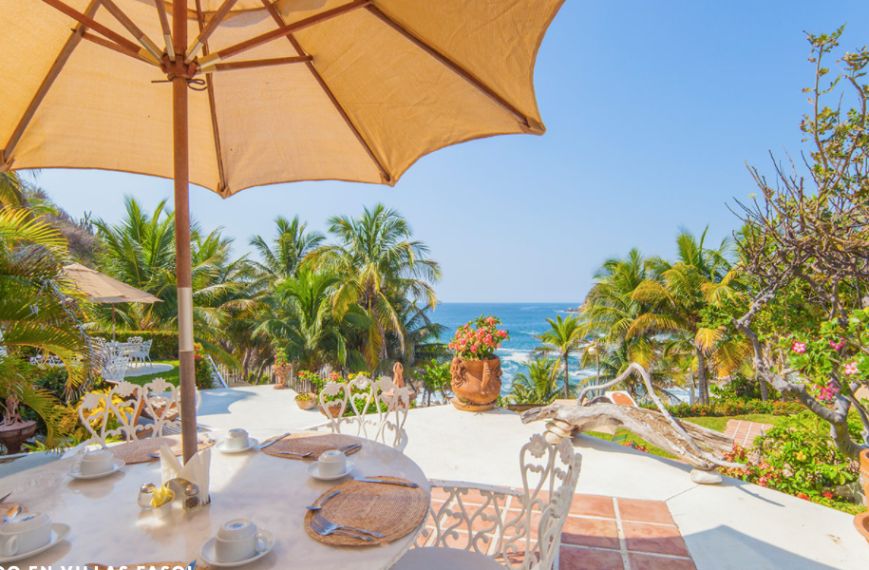 Hotel boutique frente al mar 17 habitaciones, vistas al mar y la monta&ntilde;a, en venta, Huatulco.