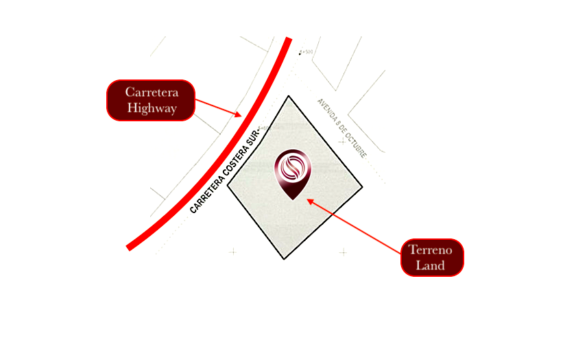 Terreno frente a la carretera, PRECIO REDUCIDO 1.4 hectareas en Zona Hotelera Sur, Cozumel en venta.