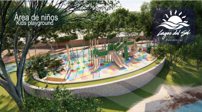 Terreno condominal frente al lago, en residencial privado con amenidades, casa club  y acceso contro