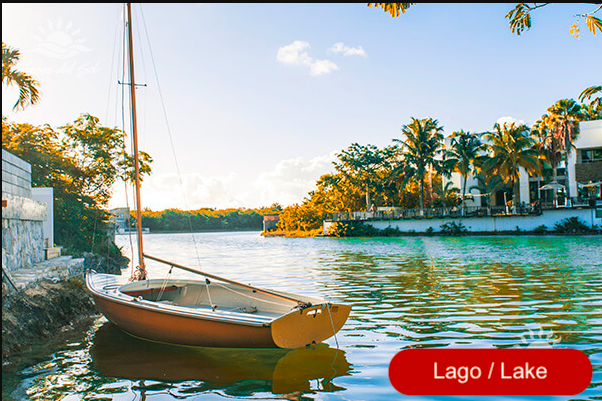 Terreno condominal frente al lago, en residencial privado con amenidades, casa club  y acceso contro