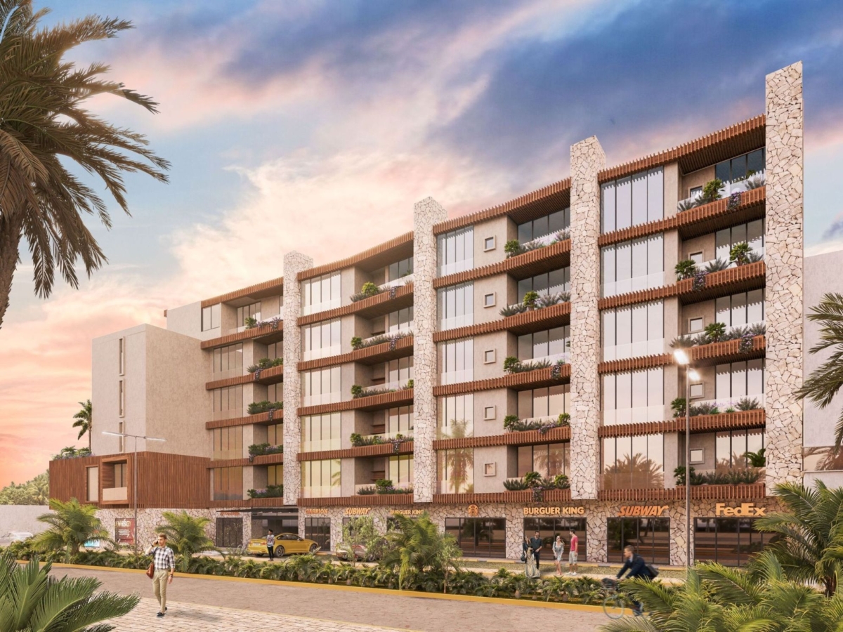 Local comercial a 50 metros del mar, sobre el Malec&oacute;n de Cozumel, Avenida comercial, pre-construccio