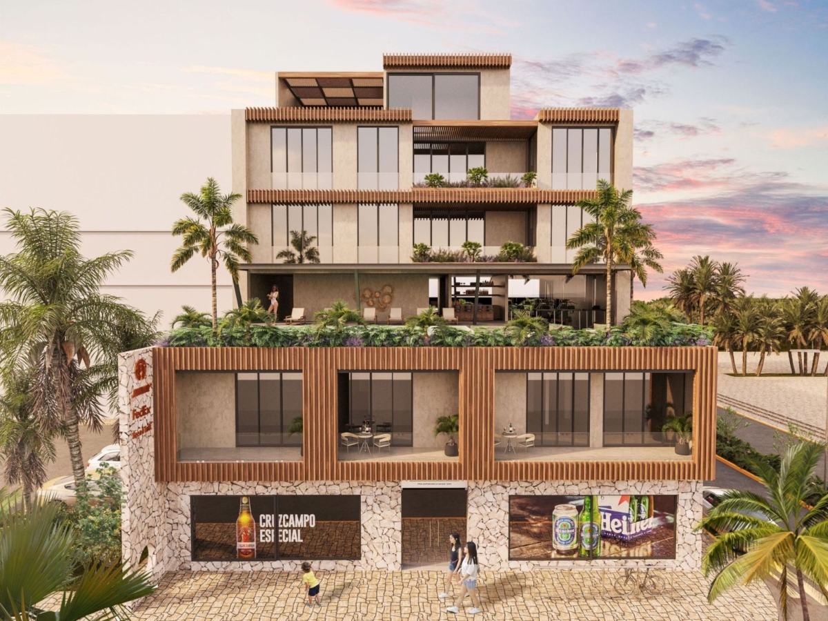 Local comercial a 50 metros del mar, sobre el Malec&oacute;n de Cozumel, Avenida comercial, pre-construccio