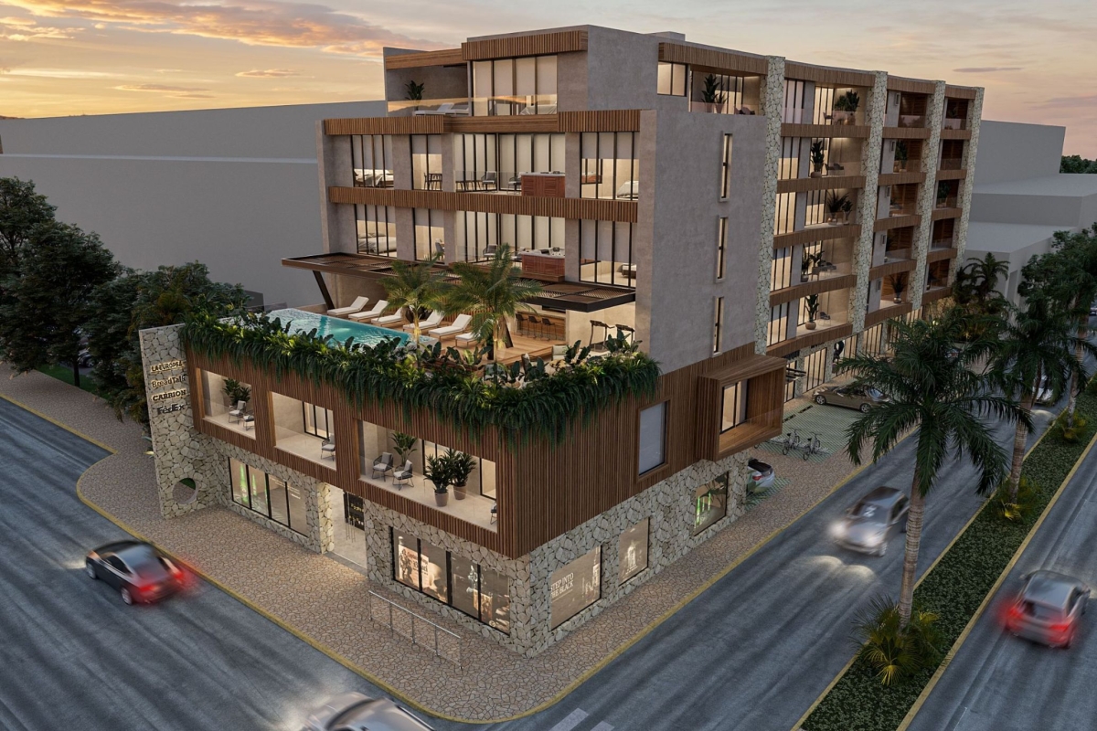 Local comercial a 50 metros del mar, sobre el Malec&oacute;n de Cozumel, Avenida comercial, pre-construccio