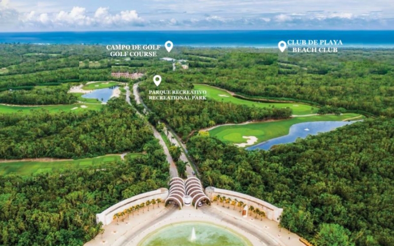 2 hectareas uso de suelo mixto, densidad: 264 viviendas, 6 niveles, uso comercial: 40,263 m2 en resi