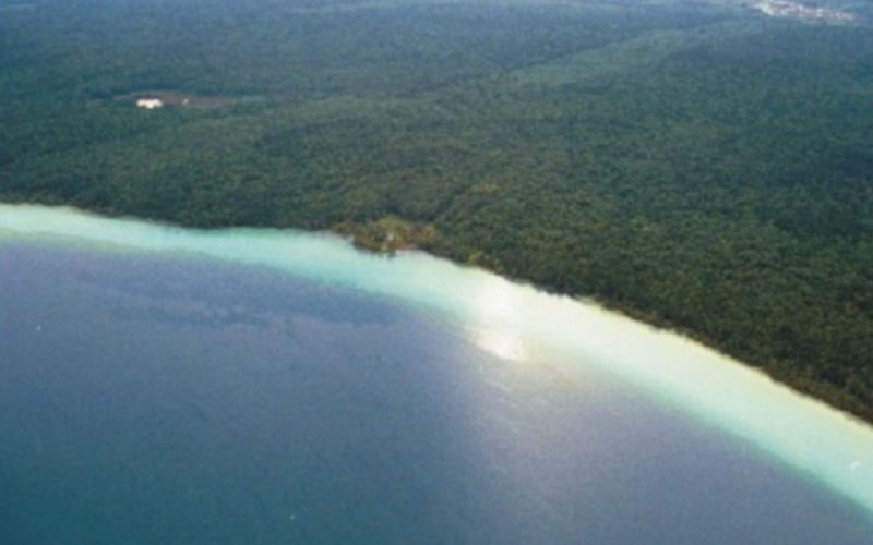 Lagoon front Hectares for sale in Bacalar, 456 meters of lagoon frontage, 8 rooms per hectare