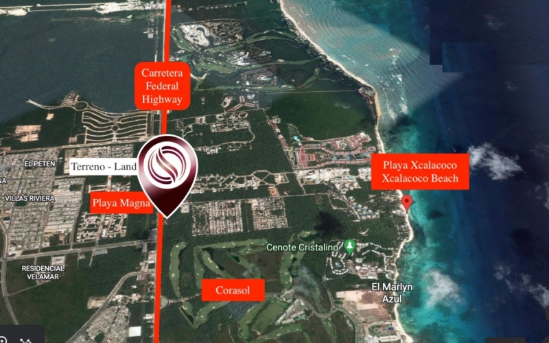 Terreno uso de suelo mixto (residencial-comercial), sobre Carretera Federal, 5 minutos de la playa,