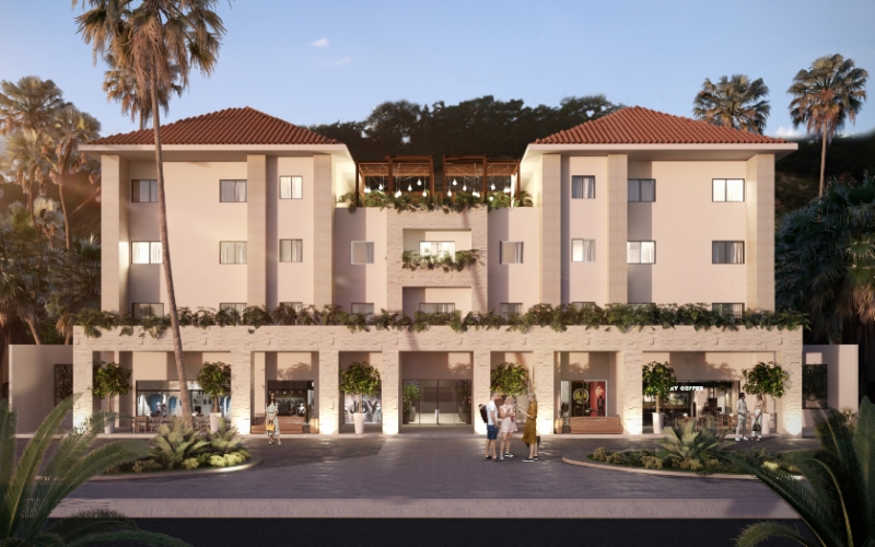 DHU226-1  Local comercial en pre-construccion, en venta en edificio de departamentos, en Quinta aven