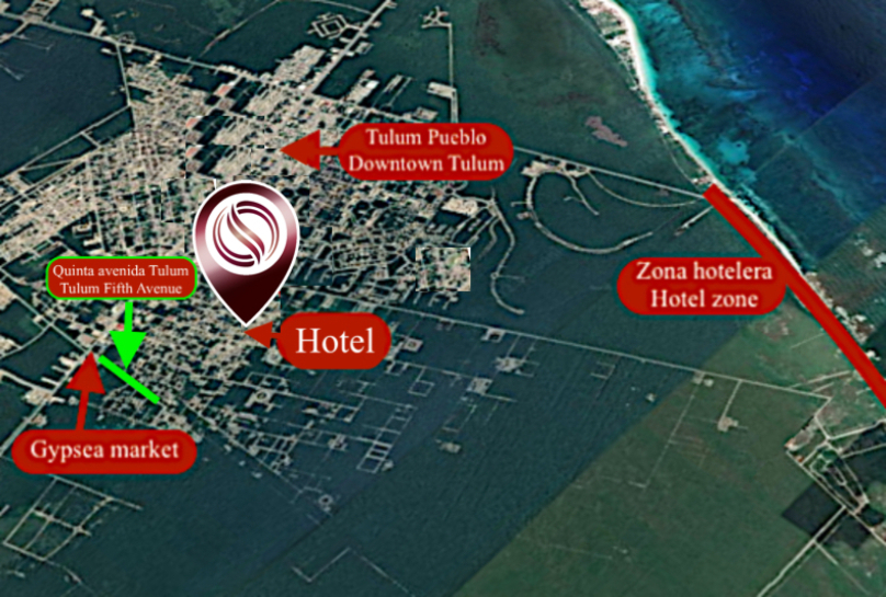 Hotel boutique con 10 suites, 11 recamaras, roof top con alberca, panel solar, amueblado y equipado,