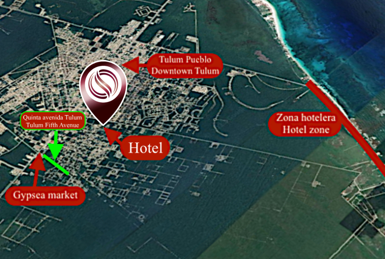 Hotel boutique con 5 suites, 6 recamaras, roof top con alberca, amueblado y equipado, en venta, La V