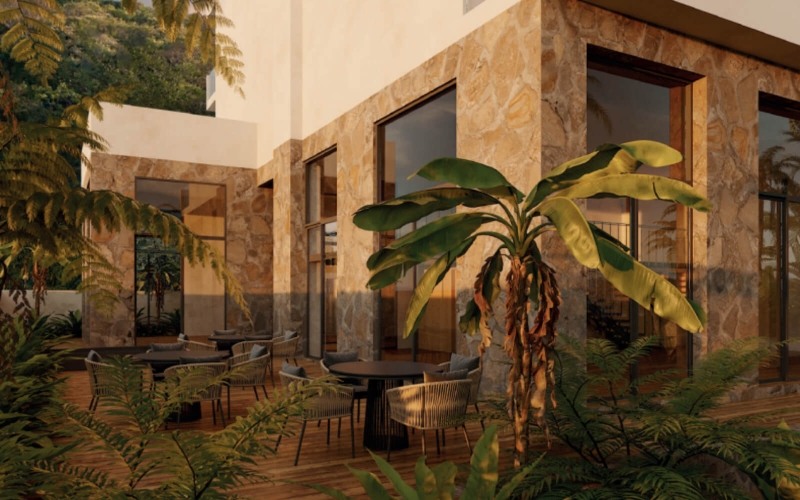 Local con doble altura y Sanitario, pre-construccion, en nueva Quinta Avenida, Corredor tur&iacute;stico, v