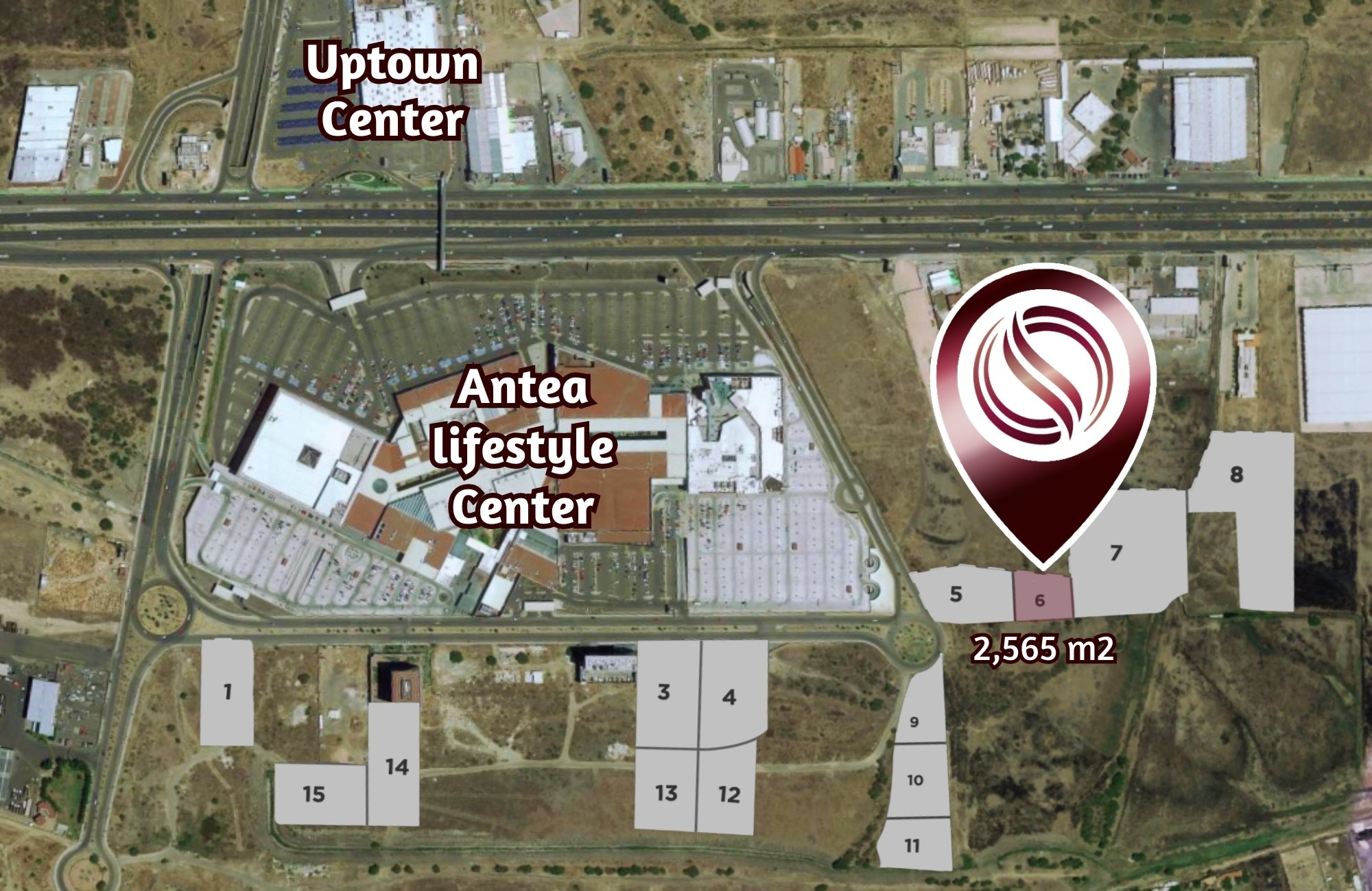 Macrolote uso mixto de 3,750 m2 en venta, en la entrada de Juriquilla.