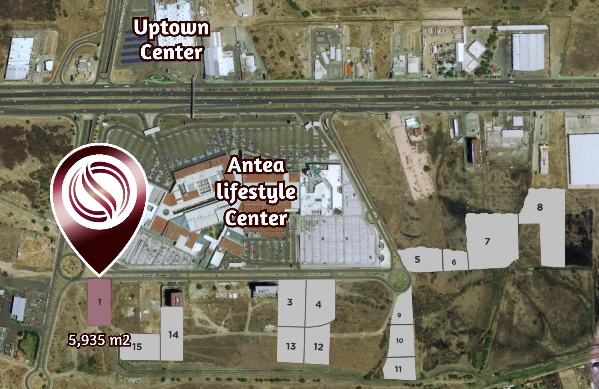 Macrolote de 5,745 m2 uso mixto, en zona comercial, en venta Quer&eacute;taro.