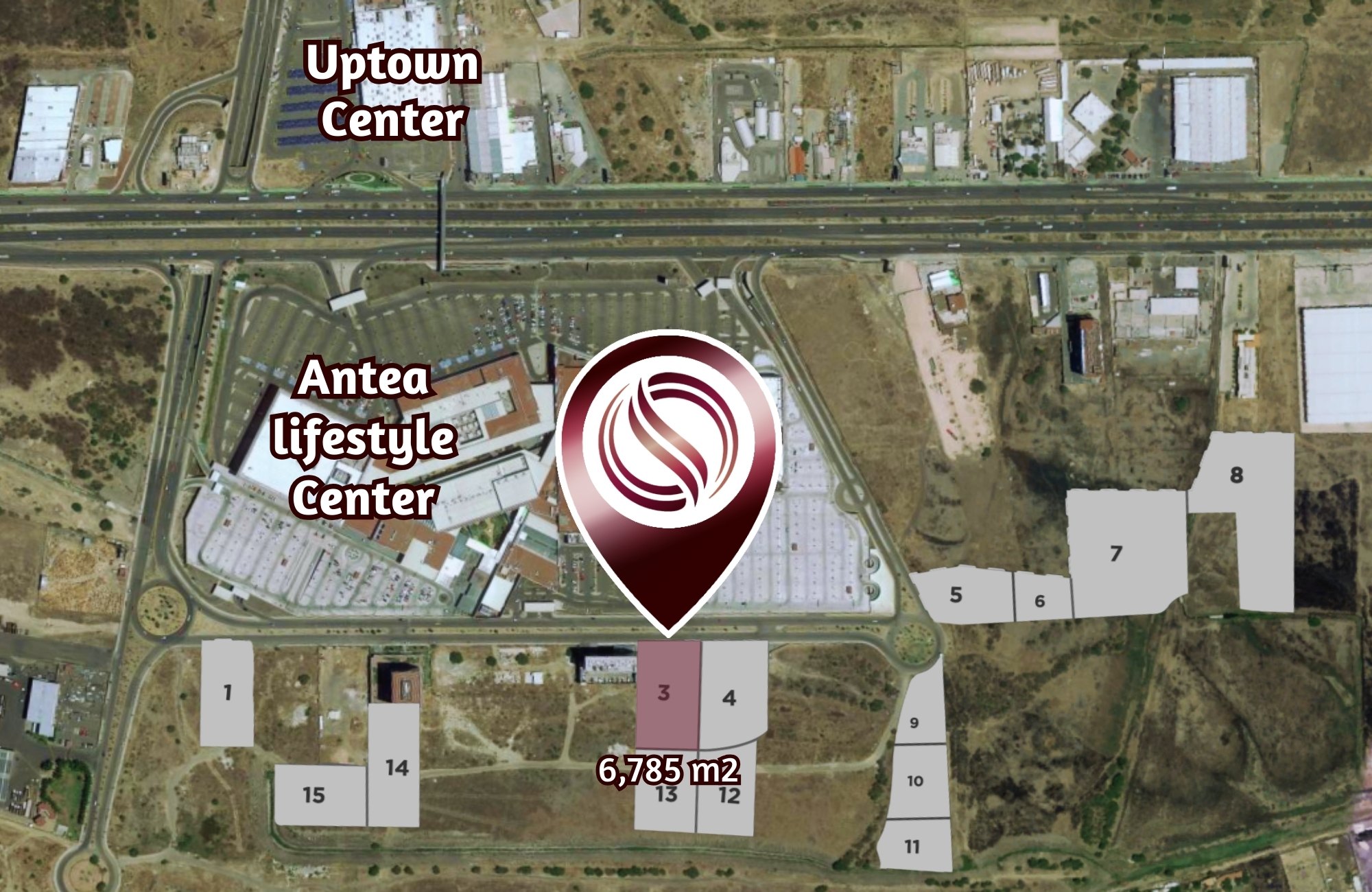 Macrolote de 5,935 m2 uso mixto, en zona comercial, en venta Quer&eacute;taro.