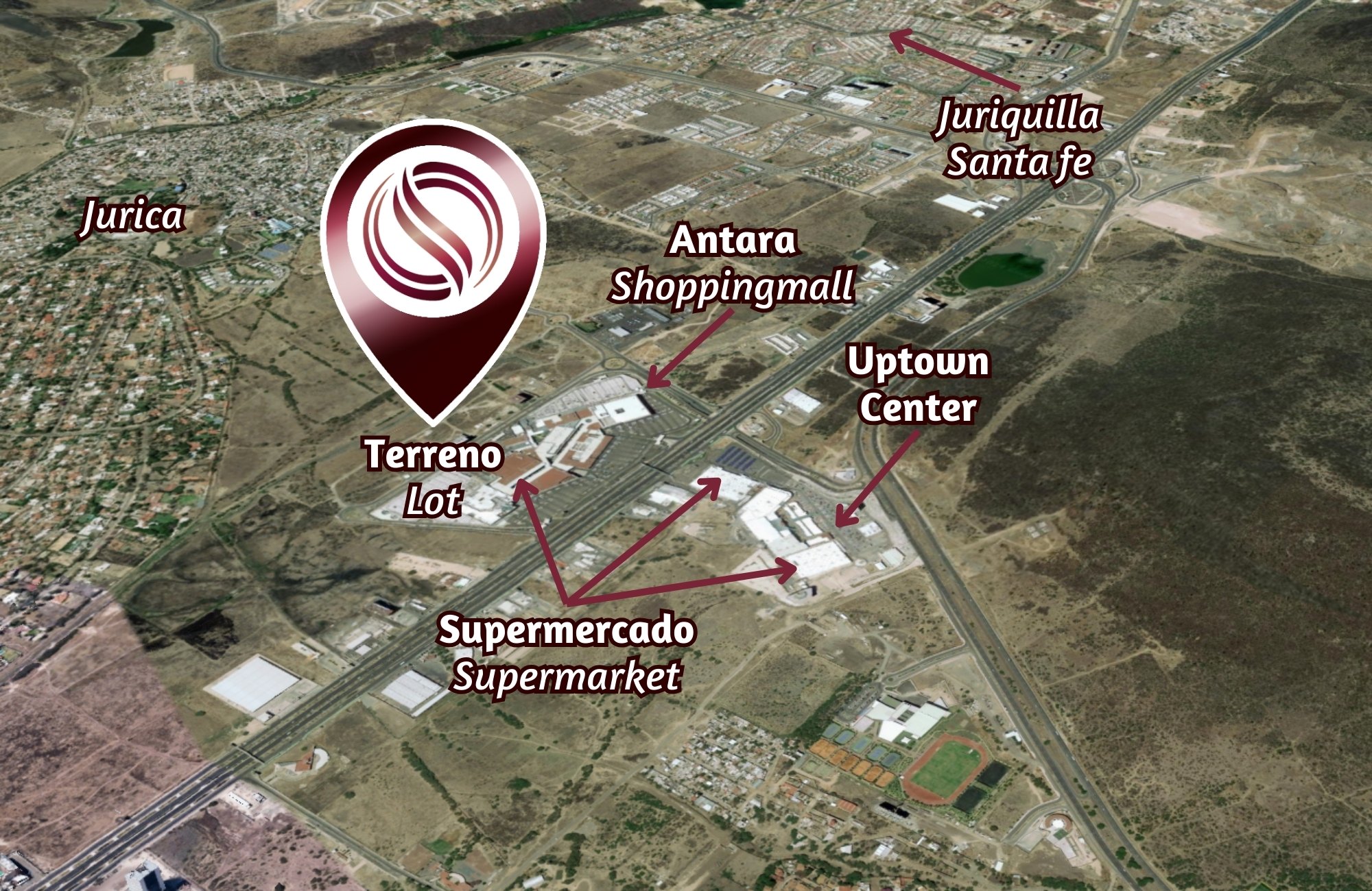 Macrolote de 14,121 m2 uso mixto, en zona comercial, en venta Quer&eacute;taro.