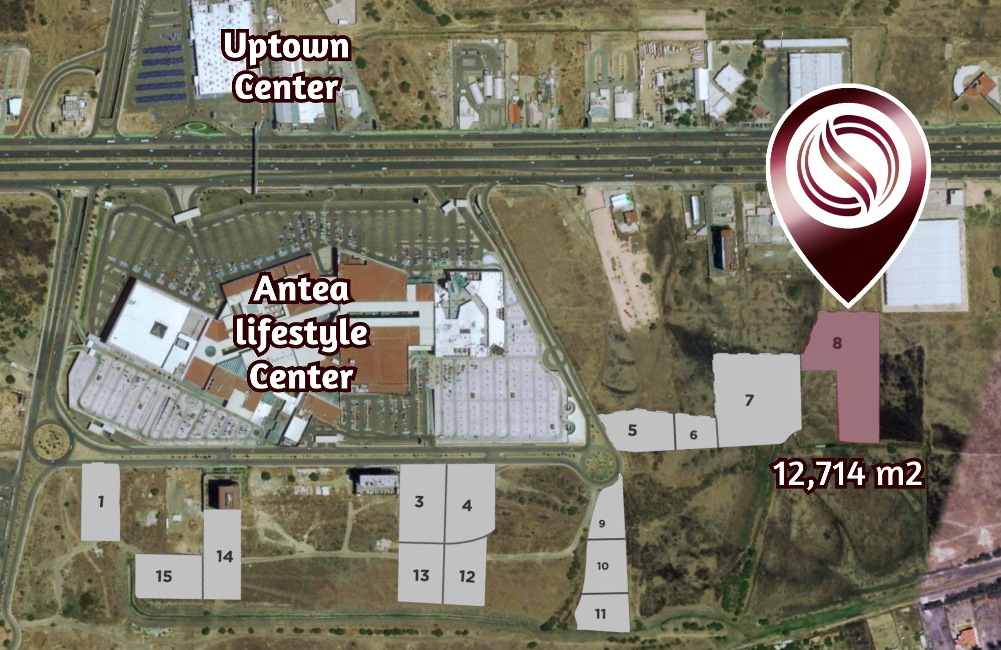 Macrolote de 14,121 m2 uso mixto, en zona comercial, en venta Quer&eacute;taro.