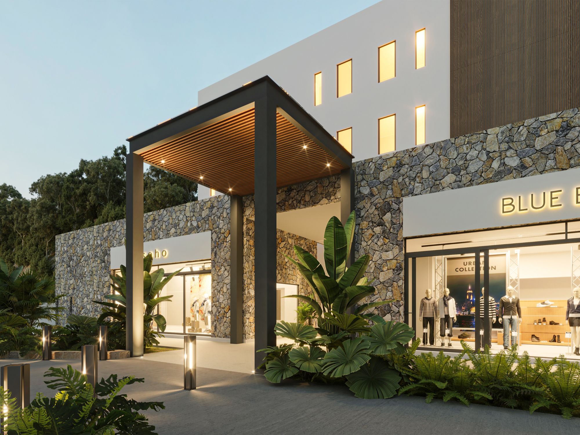 Local doble altura, en edificio boutique, en venta, Quinta avenida Huatulco.