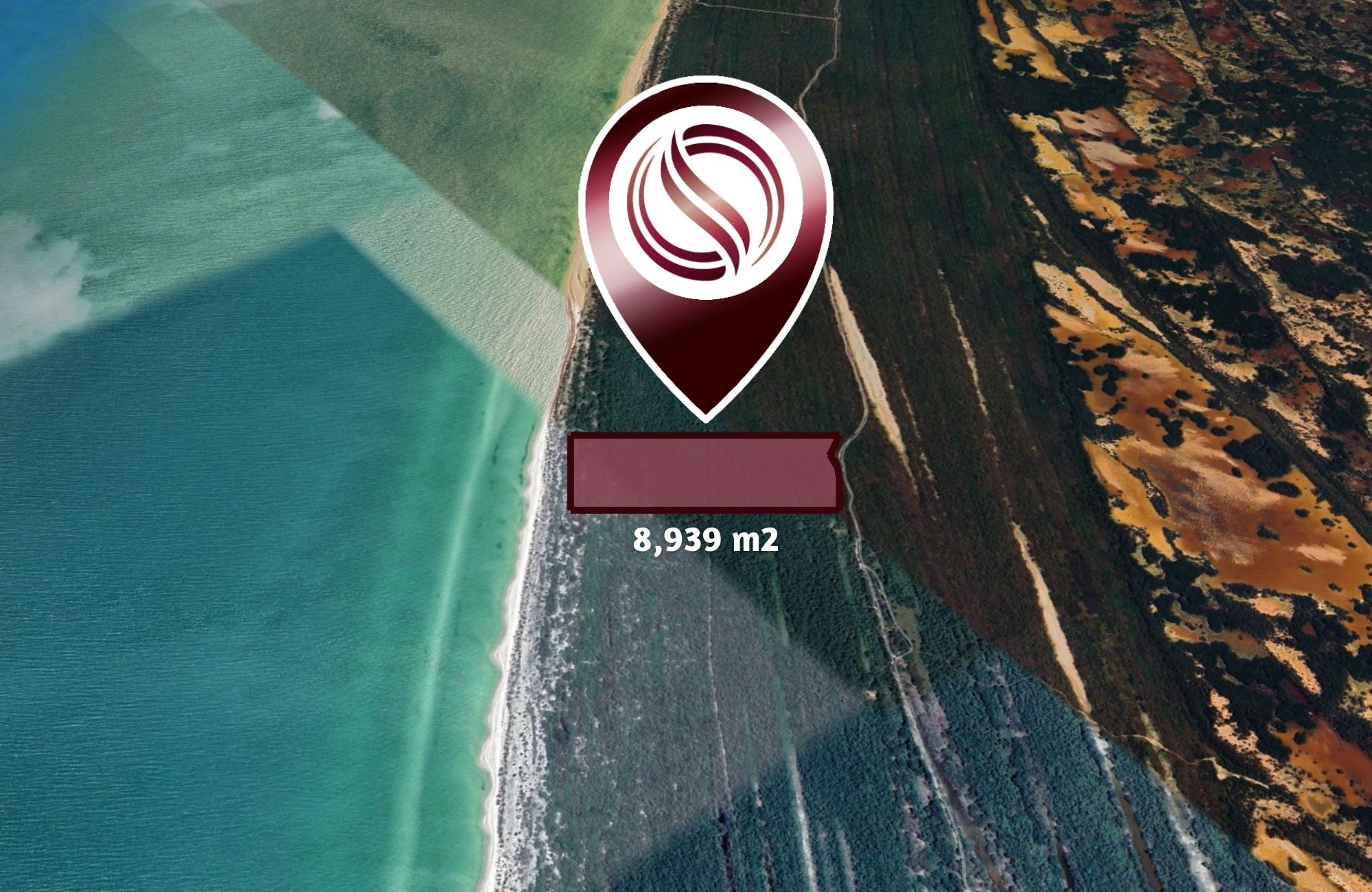 Lote frente al mar de 9,404 m2, multifamiliar, en venta Yucatan.