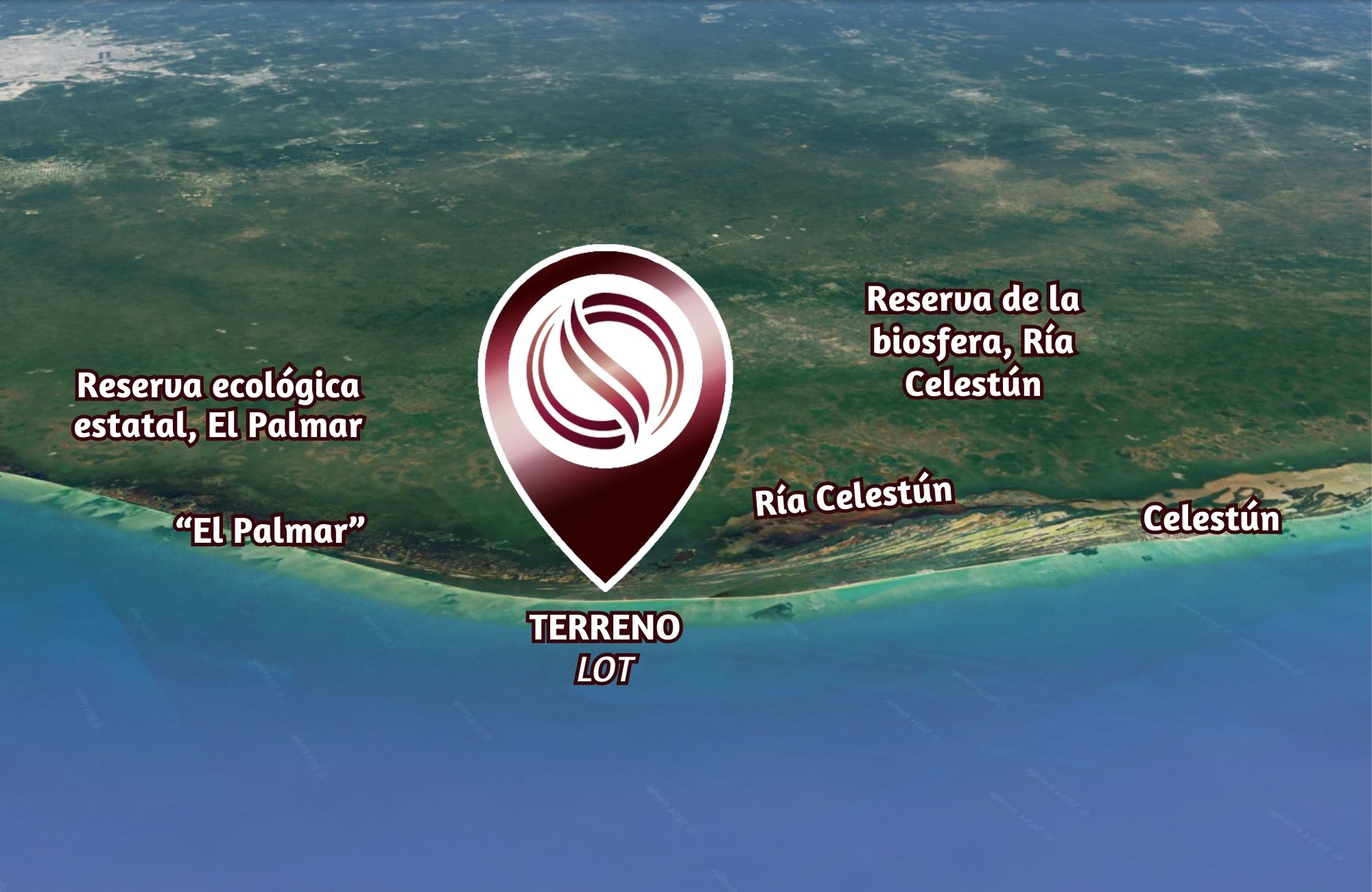 Lote frente al mar de 10,690 m2, multifamiliar, en venta Yucatan.