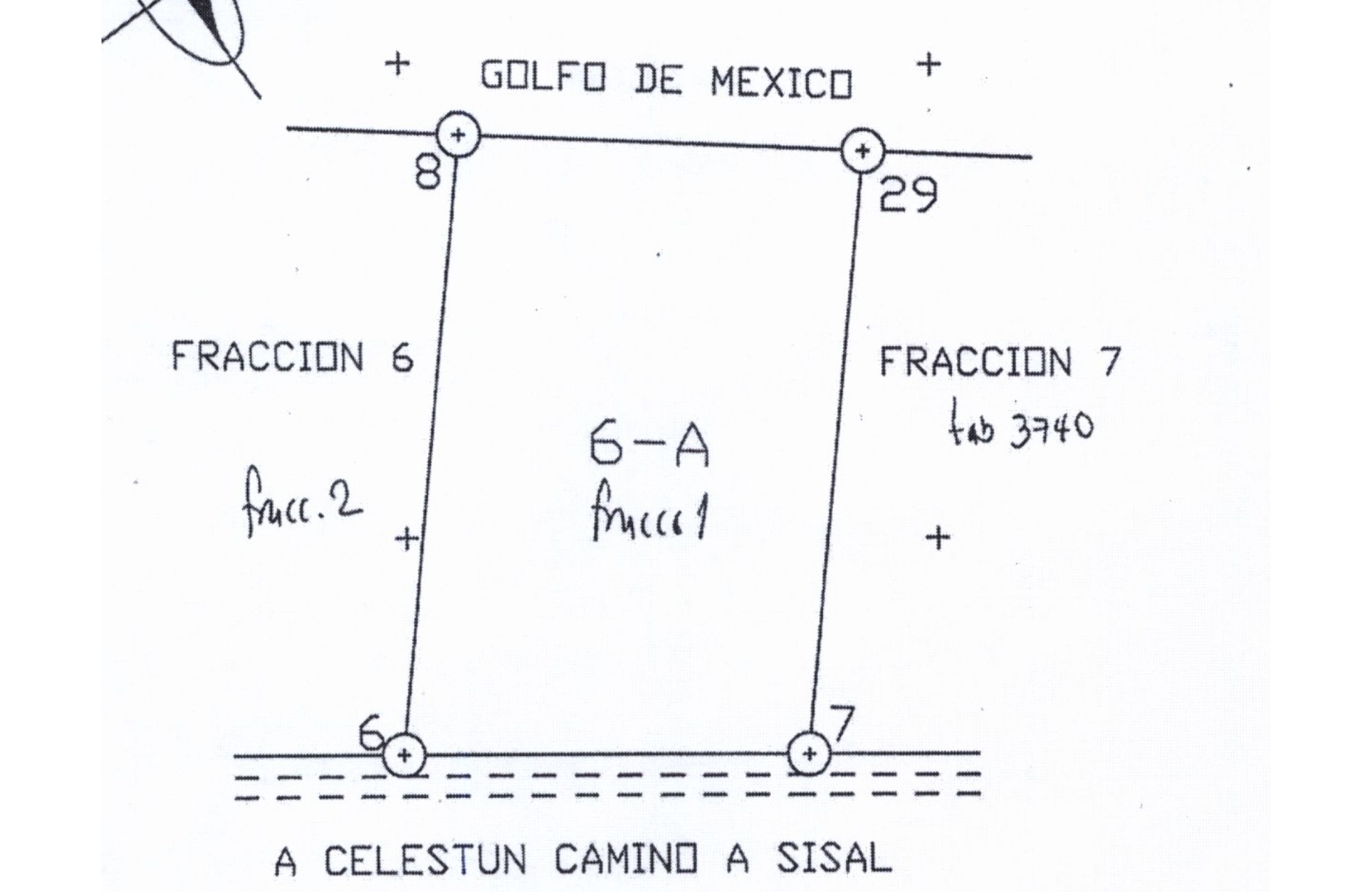 Lote frente al mar de 54,014 m2, multifamiliar, en venta Yucatan.