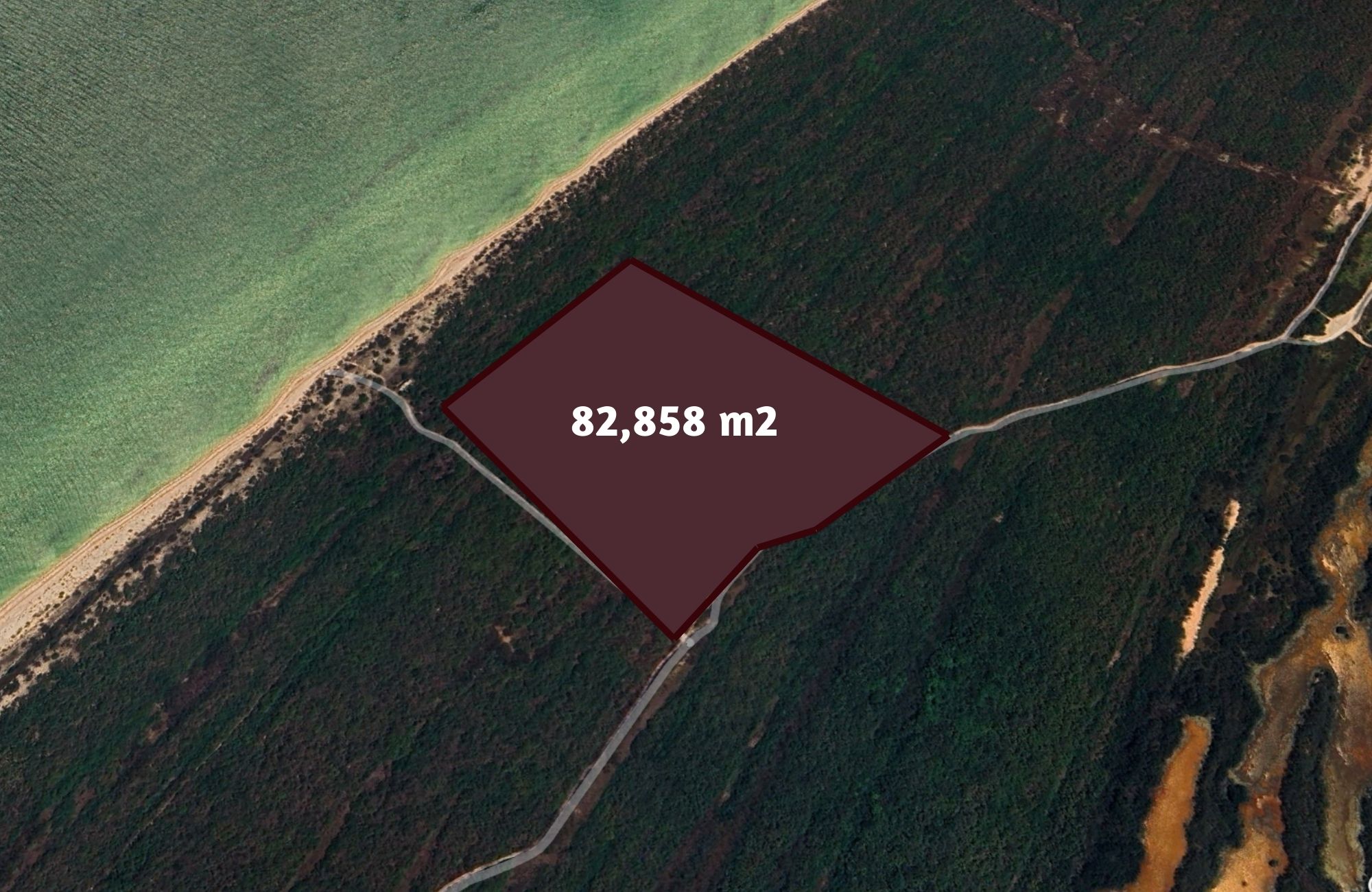 Lote frente al mar de 82,858 m2, multifamiliar, en venta Yucatan.