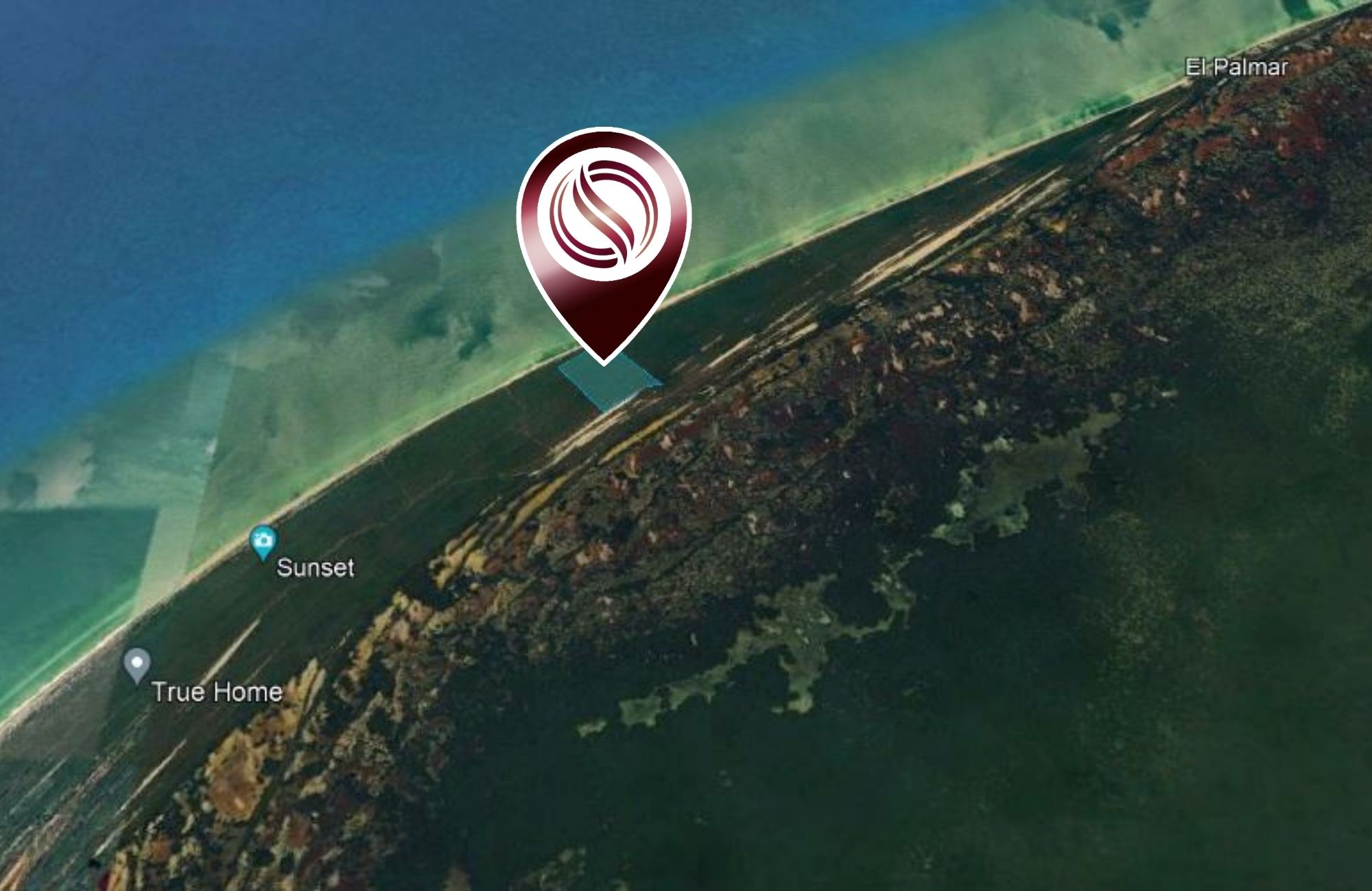 Lote frente al mar de 168,426 m2, multifamiliar, en venta Yucatan.