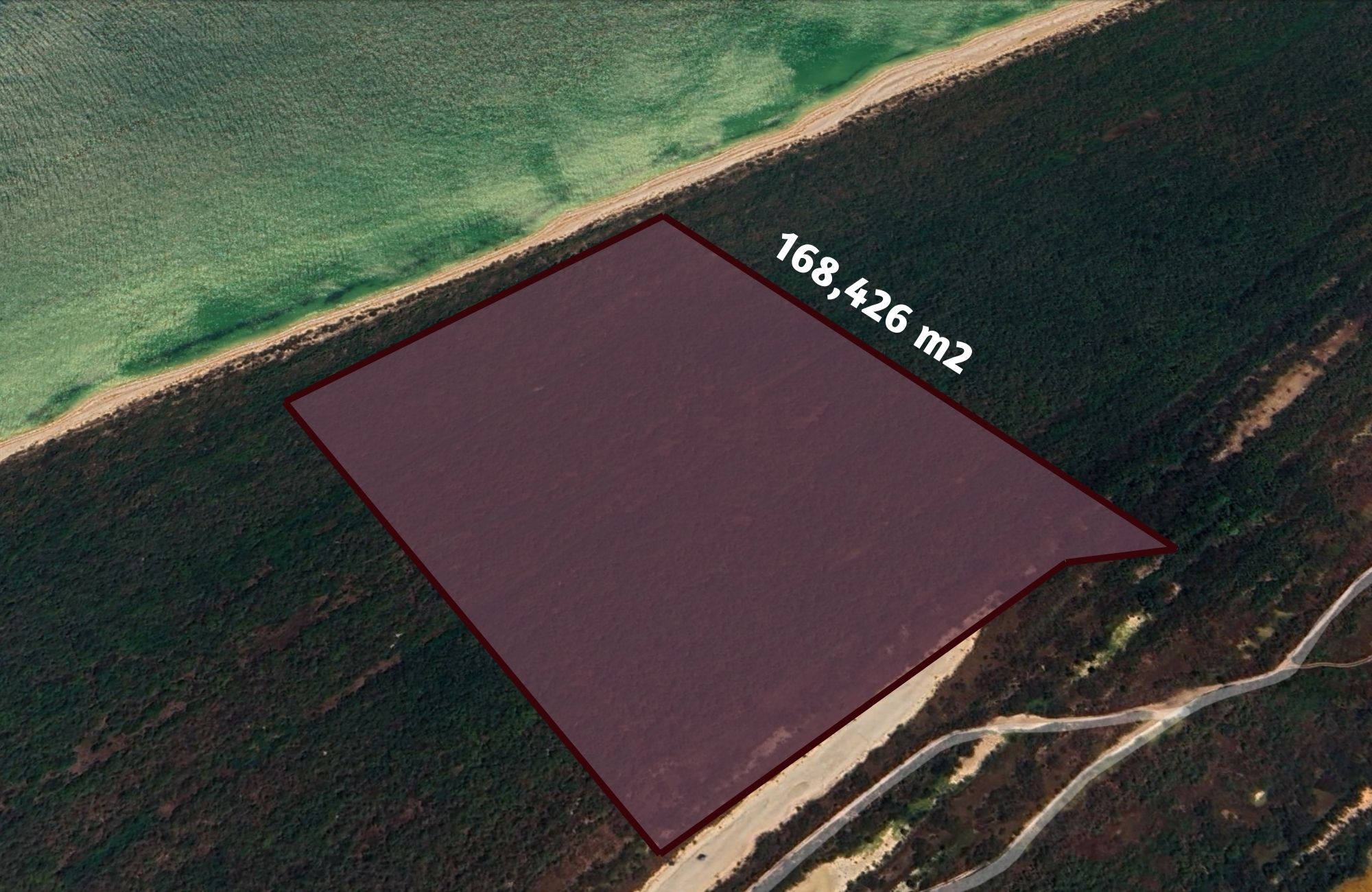 Lote frente al mar de 168,426 m2, multifamiliar, en venta Yucatan.