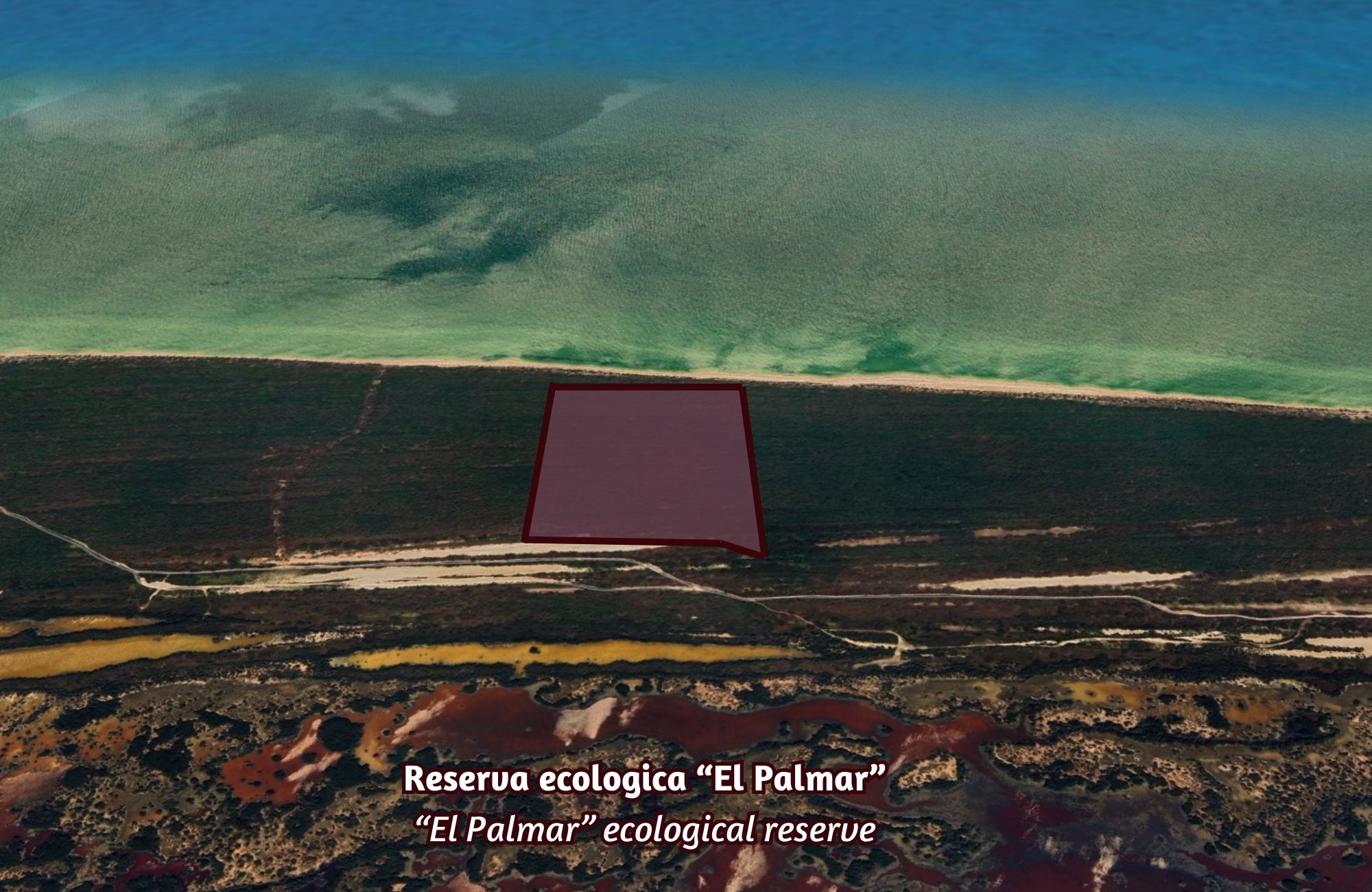 Lote frente al mar de 168,426 m2, multifamiliar, en venta Yucatan.