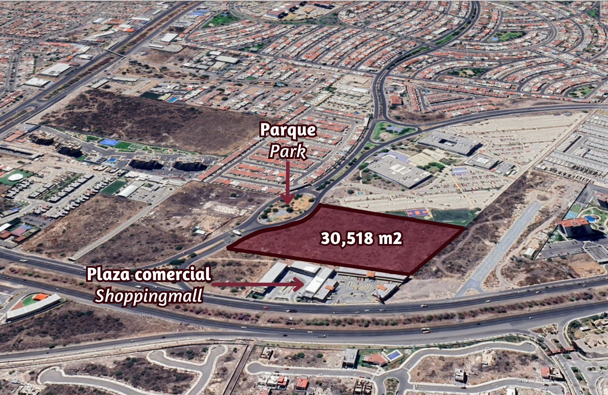 Macrolote multifamiliar de 30,528 m2, en venta El Refugio Quer&eacute;taro.