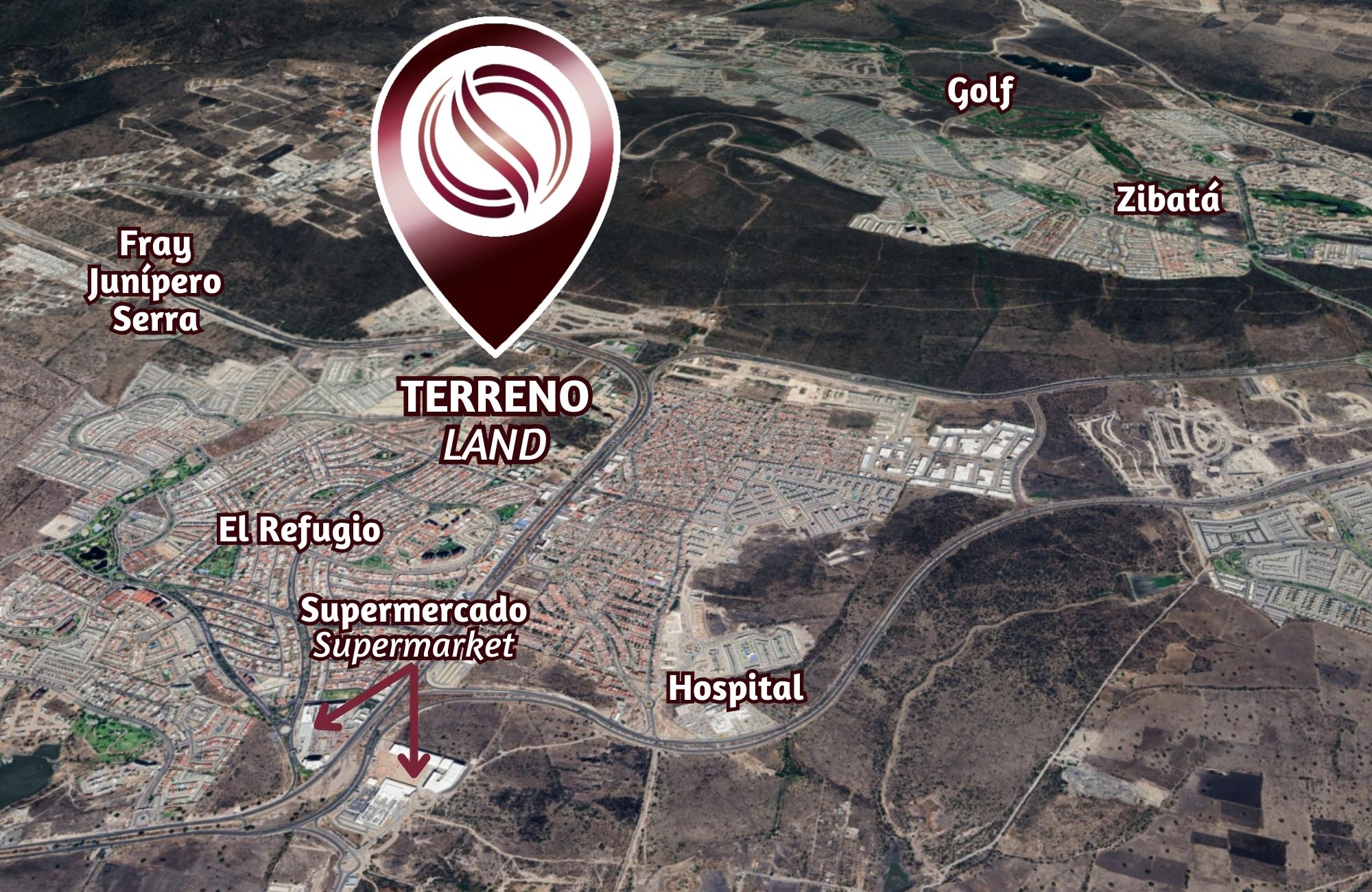 Macrolote multifamiliar de 30,528 m2, en venta El Refugio Quer&eacute;taro.