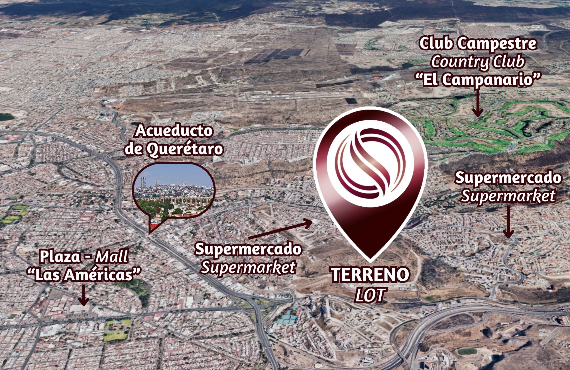 Macrolote mixto de 3,255 m2 en desarrollo urbano vertical, venta Quer&eacute;taro.