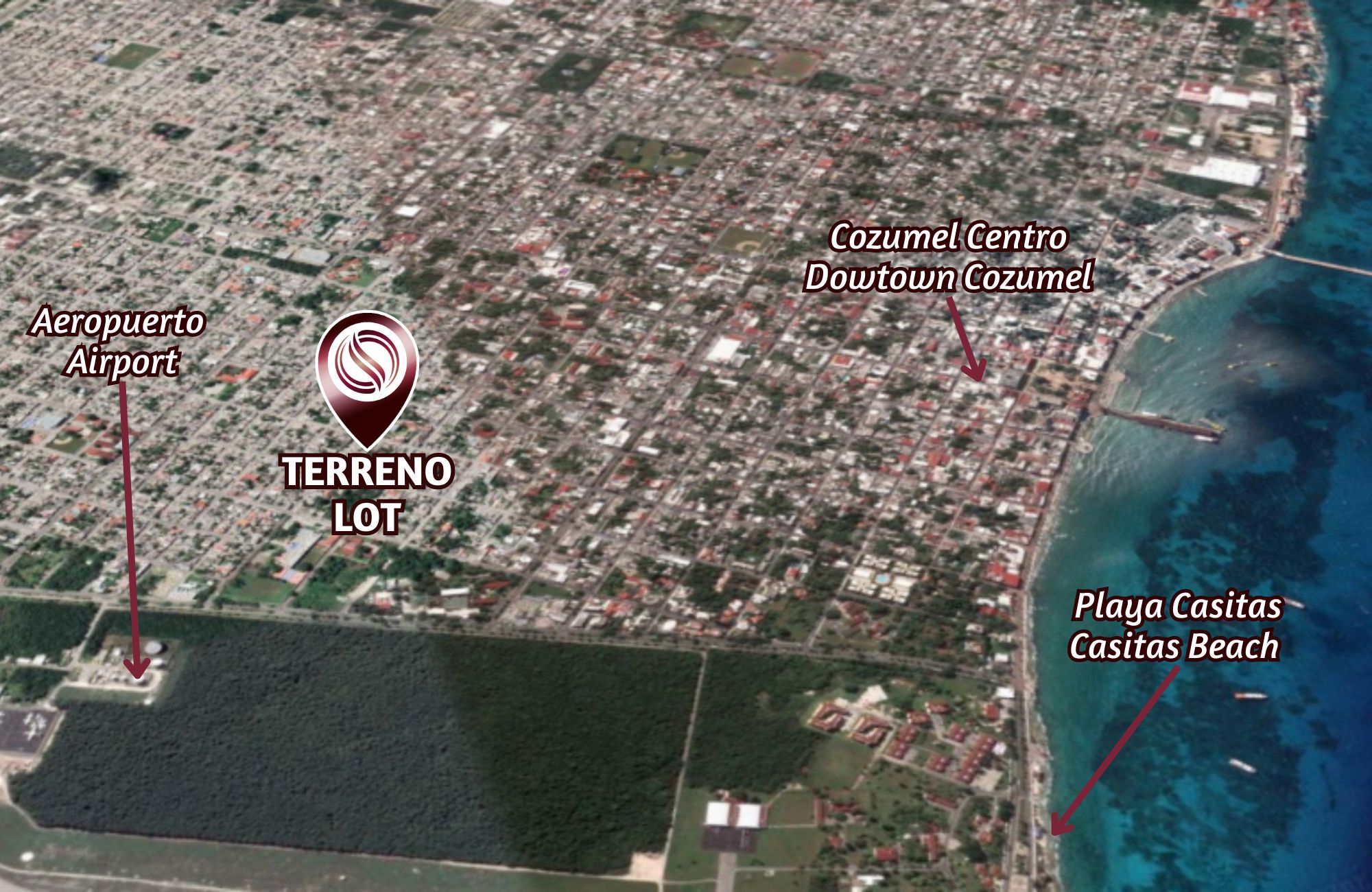 Terreno a 5 minutos de la playa, en venta, 10 de abril, isla de Cozumel