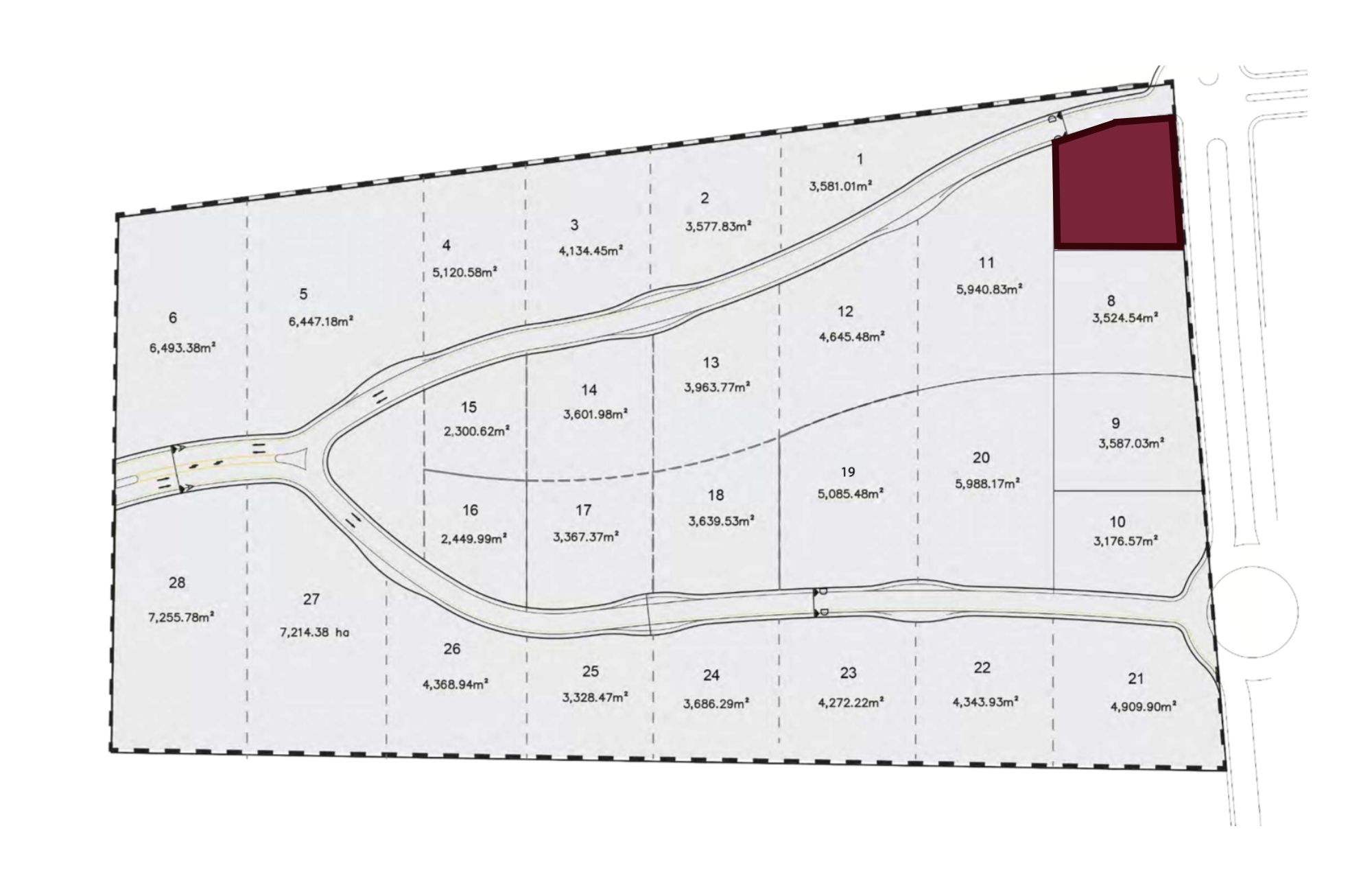 Macrolote habitacional de 3,602 m2 en venta, Jurica, Quer&eacute;taro.
