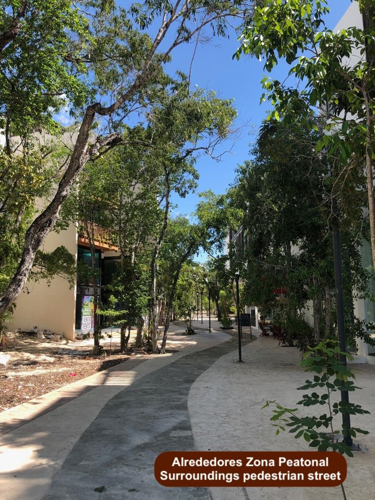 Local comercial en venta, area comercial de Aldea Zama, Tulum.