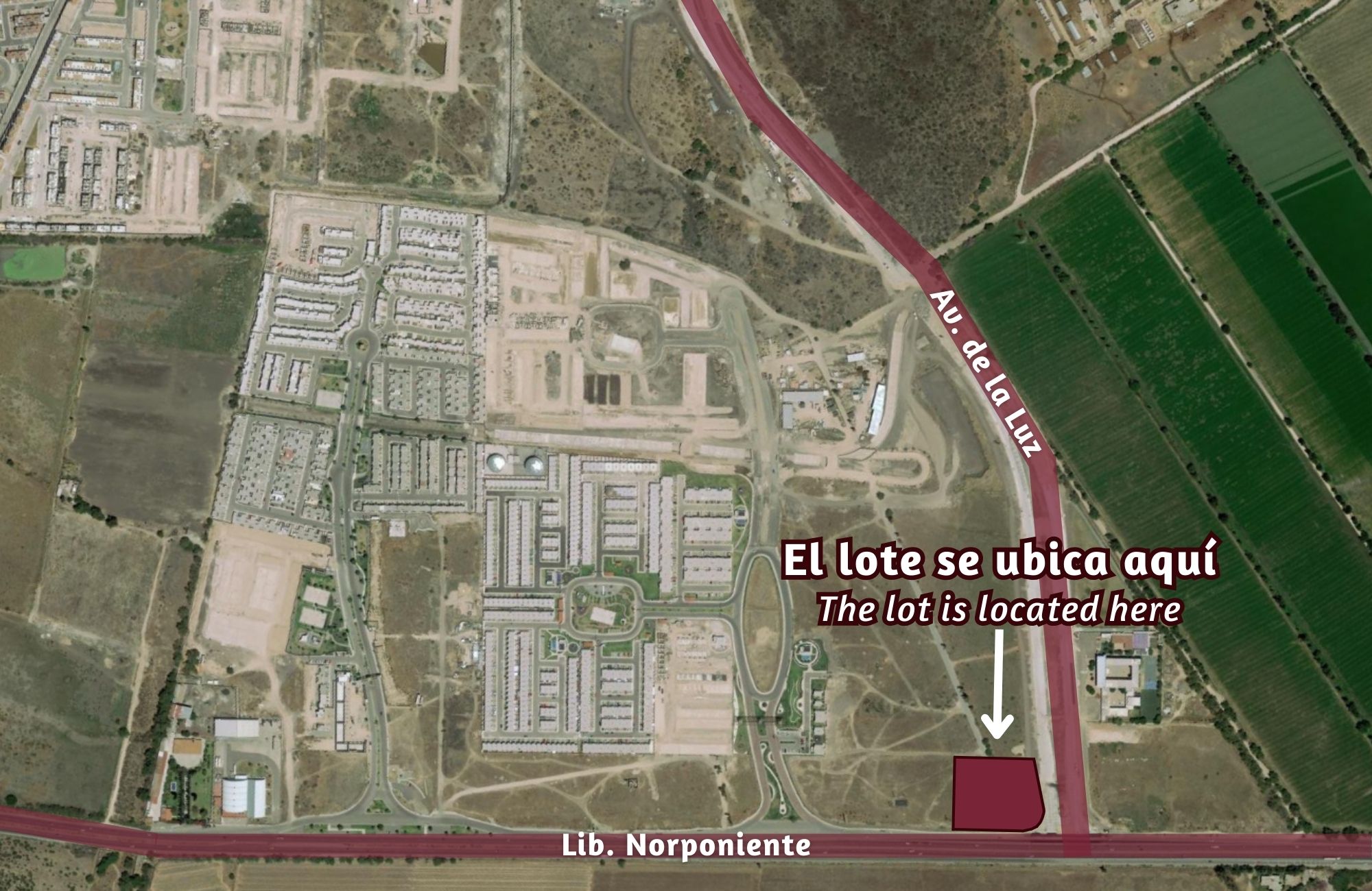 Macrolote comercial de 8,800 m2 sobre avenida, en preventa Quer&eacute;taro.