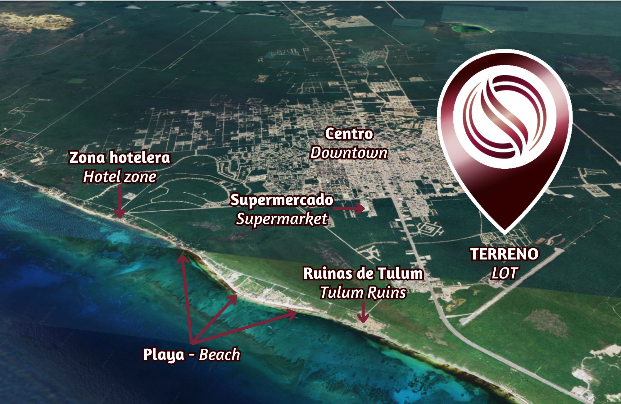 Macrolote premium de 1,788 m2, en residencial privado, en venta Tulum.