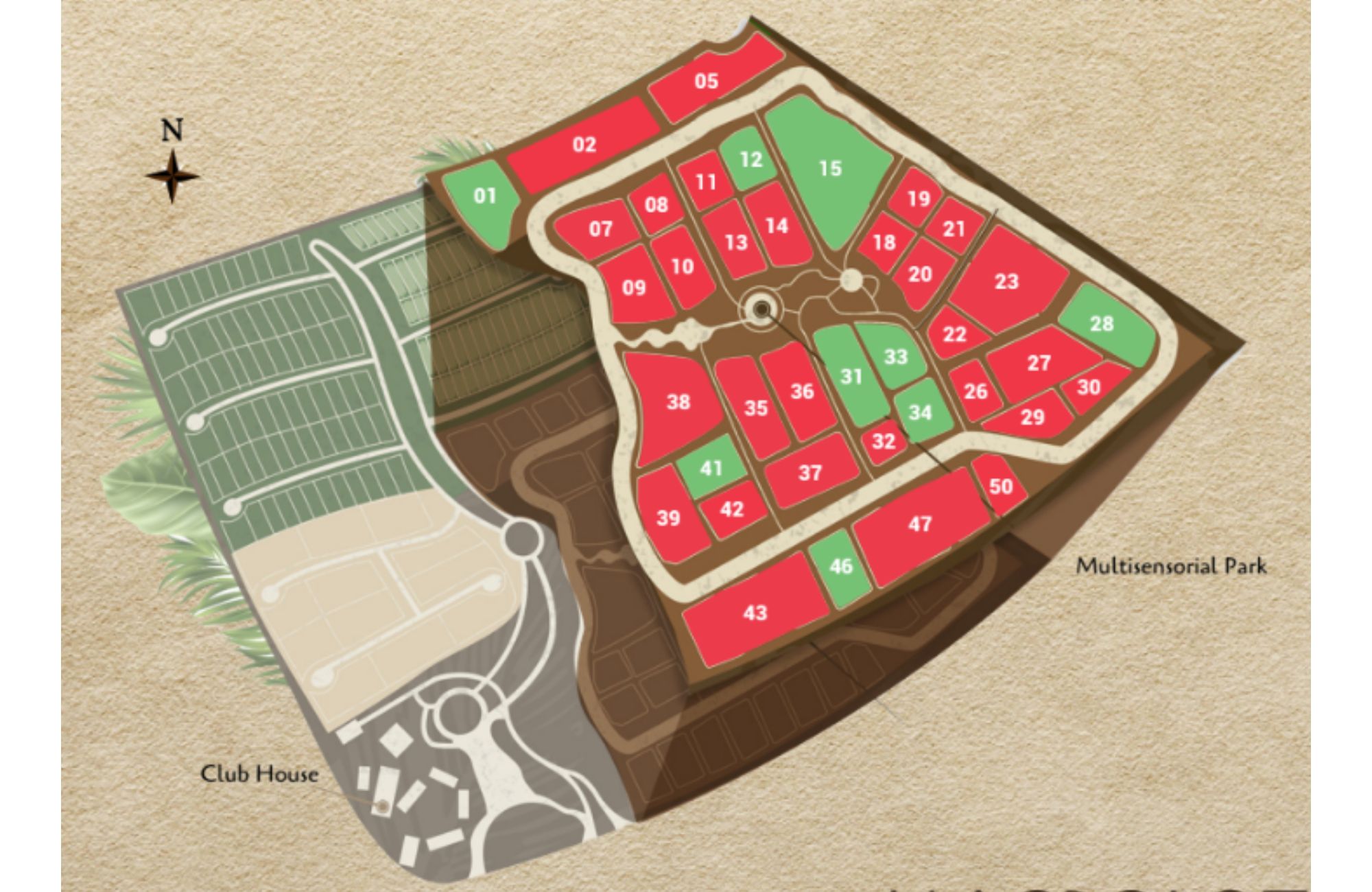 Macrolote premium de 1,430 m2, en residencial privado, en venta Tulum.