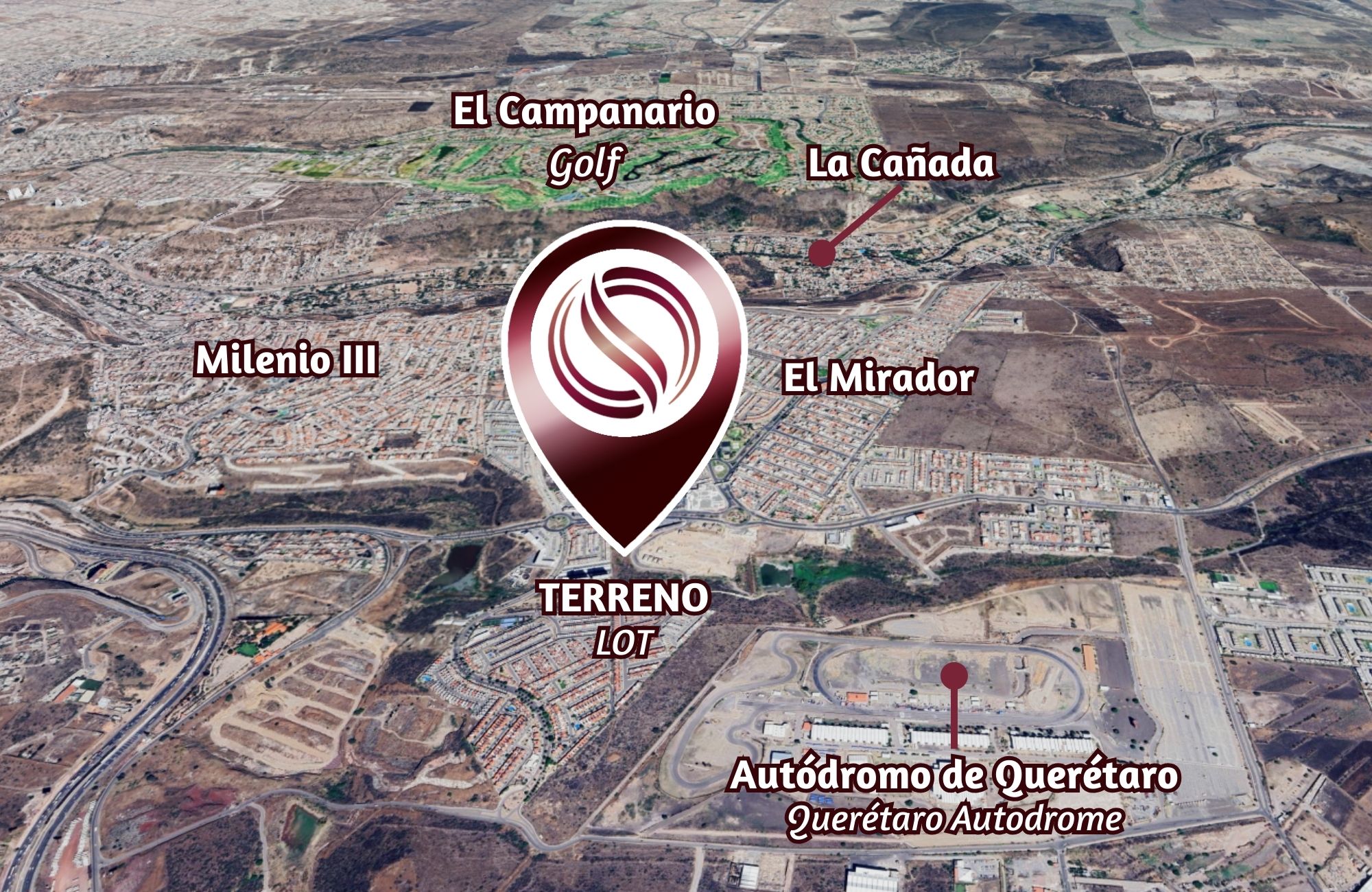 Lote de 12,062 m2, uso multifamiliar, en venta El Mirador, Quer&eacute;taro.