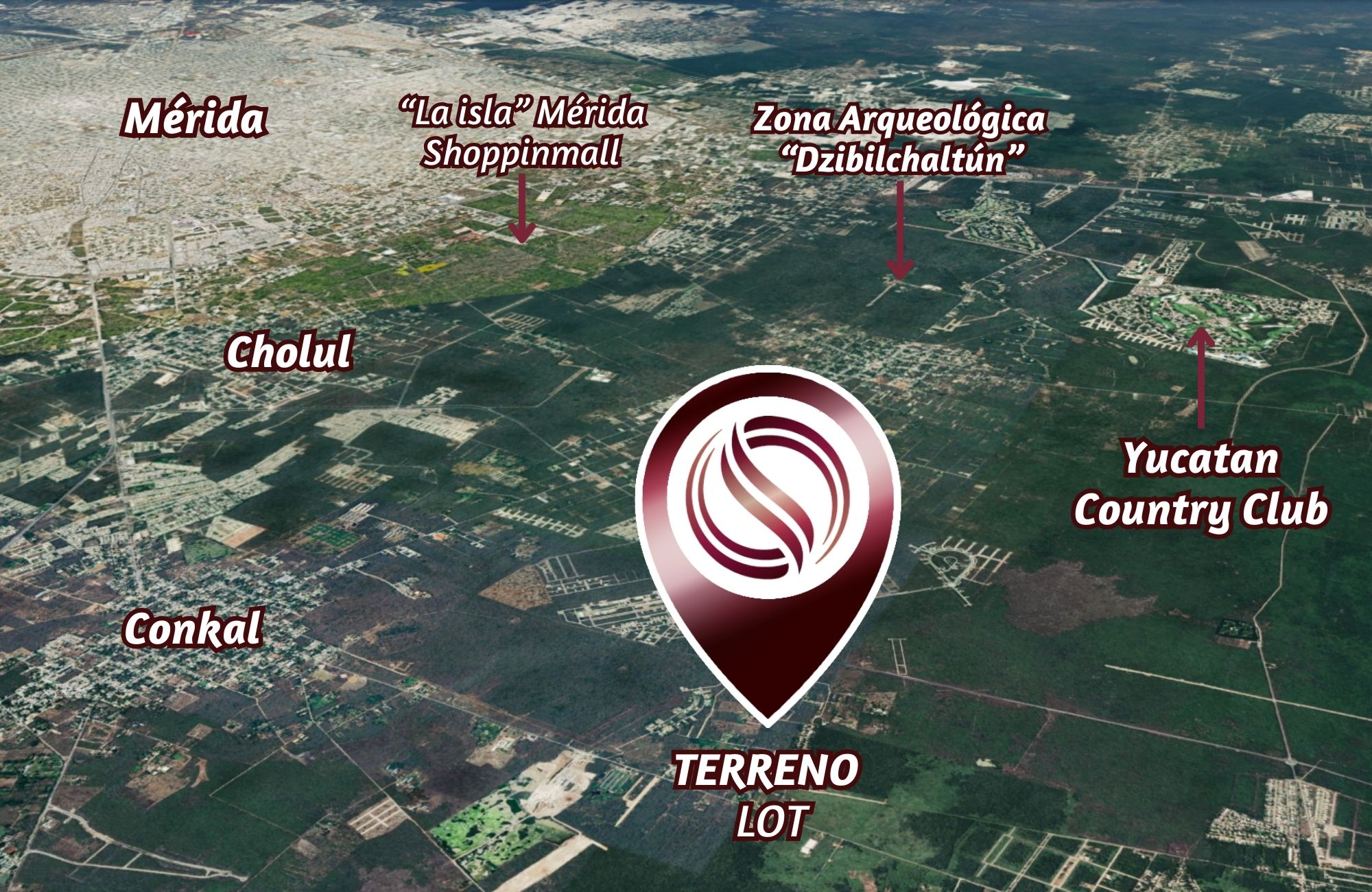 2 Hect&aacute;reas en venta en Conkal, Yucatan.