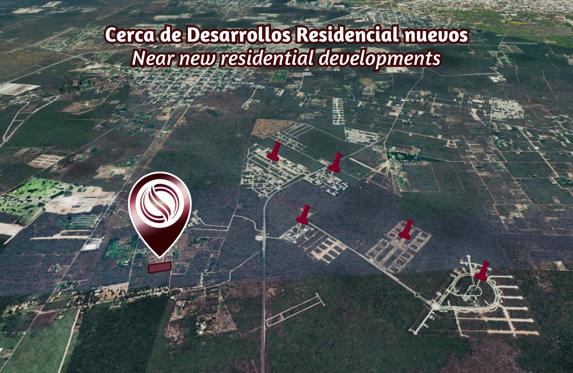 2 Hect&aacute;reas en venta en Conkal, Yucatan.