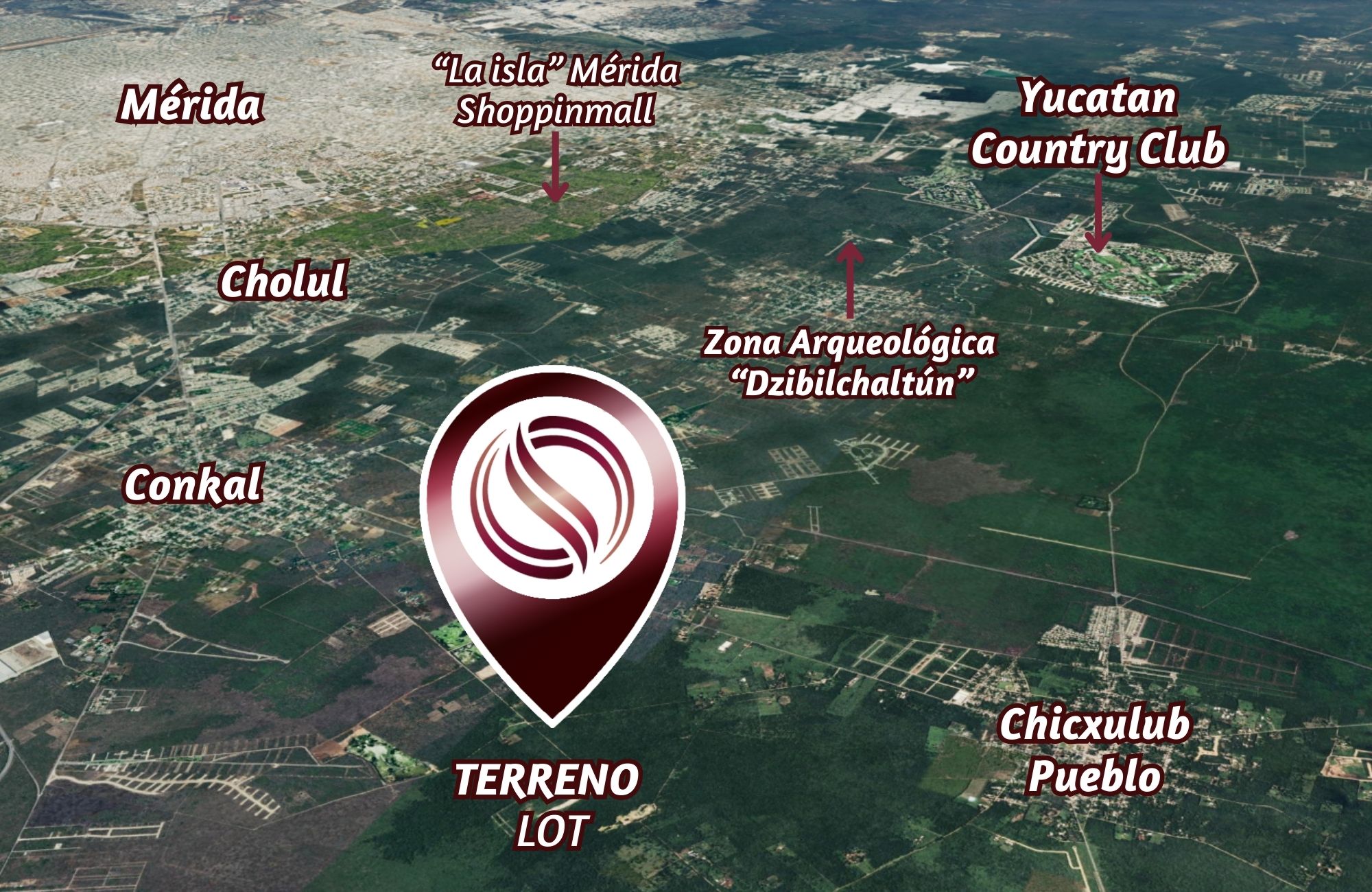 Lote de 28,232 m2 ubicado en zona de crecimiento en Conkal, M&eacute;rida.