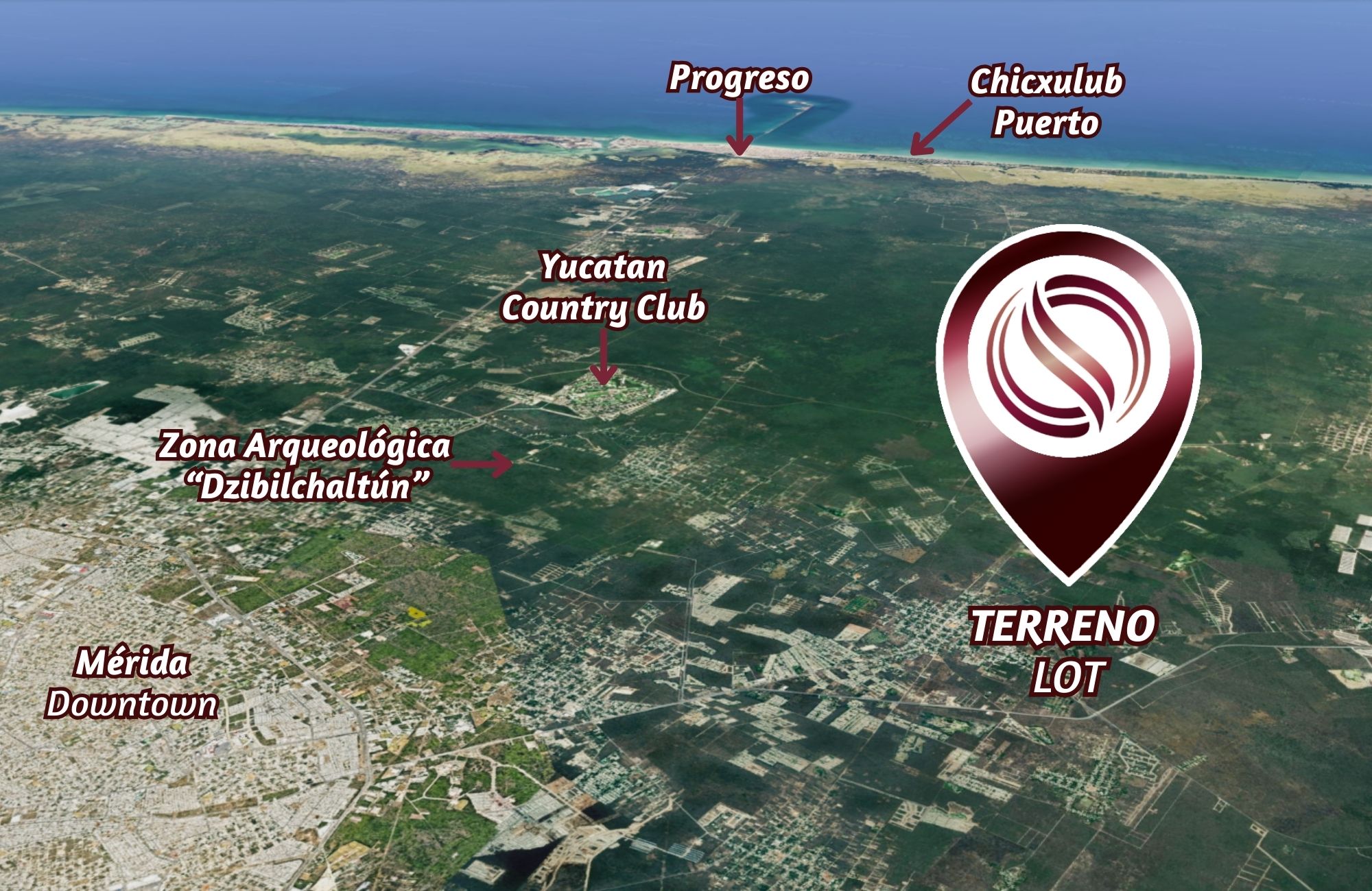 7 hect&aacute;reas en venta con excelente ubicaci&oacute;n en Conkal, M&eacute;rida.