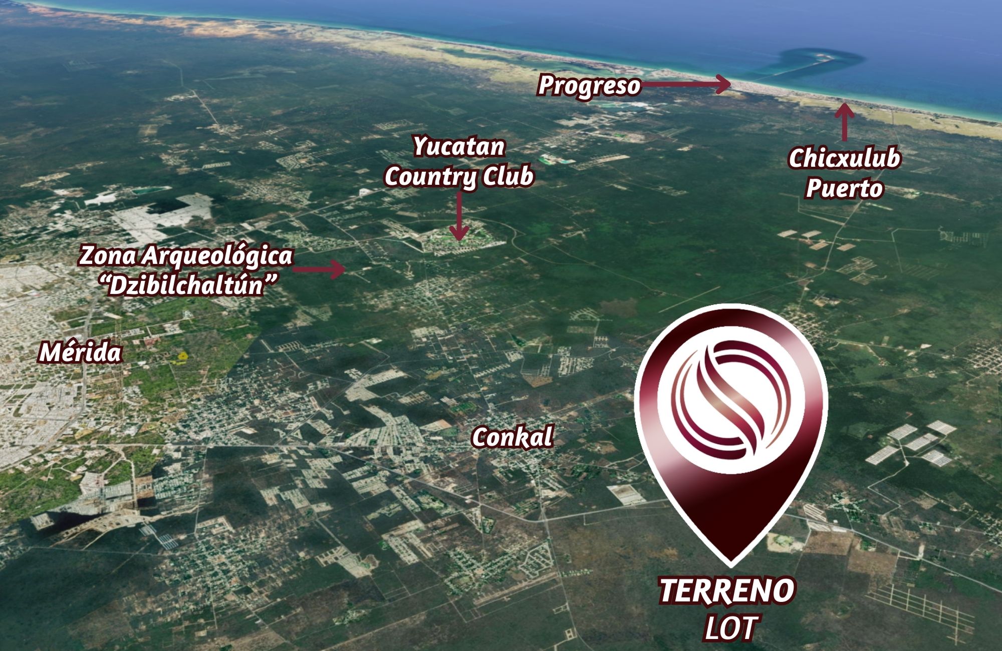 Venta de 3 Hect&aacute;reas, uso mixto, con excelente ubicaci&oacute;n en Conkal, M&eacute;rida.