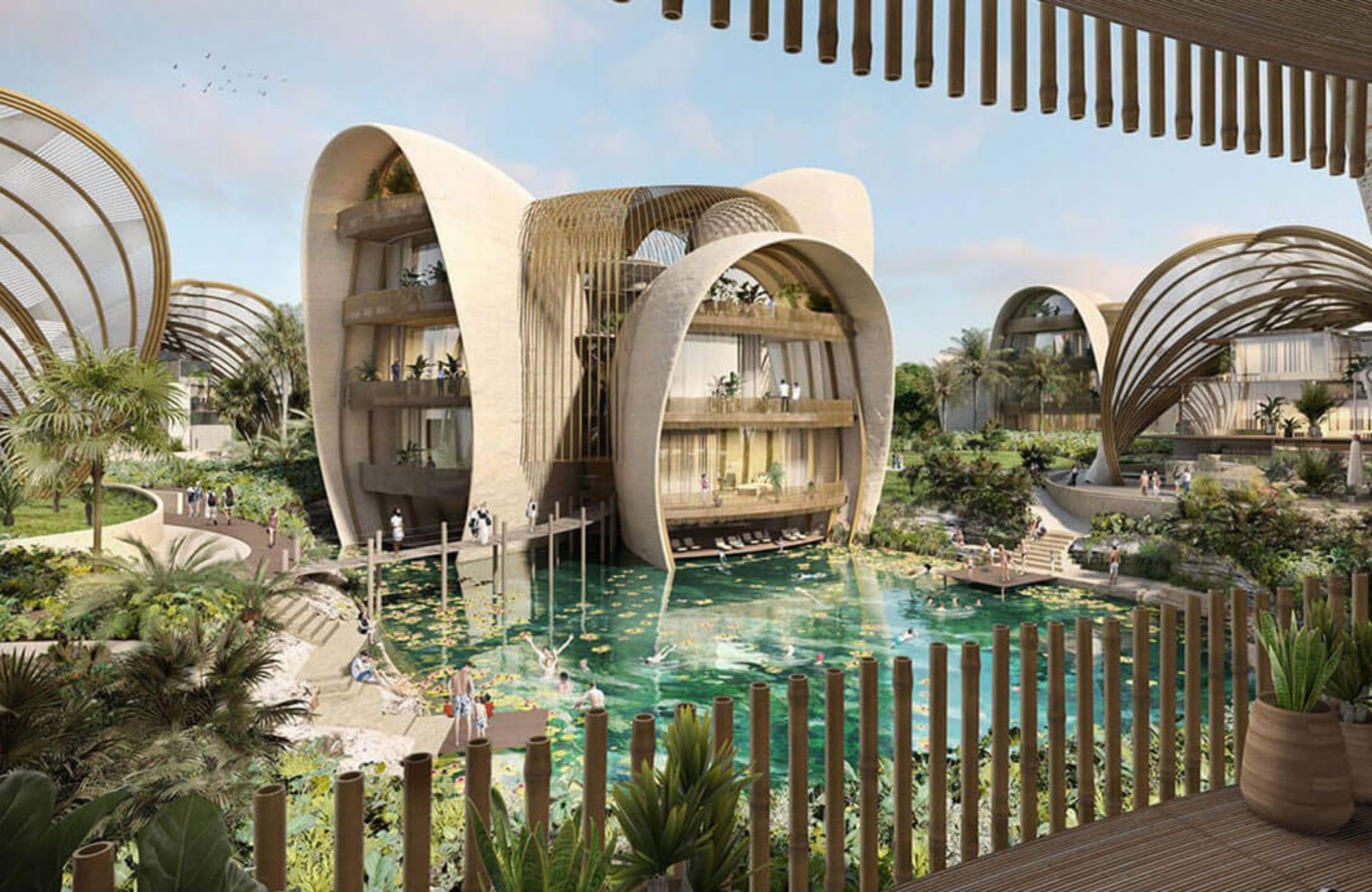 Terreno multifamiliar de 64,943 m2 a minutos del mar, en venta Aldea Zama Tulum.