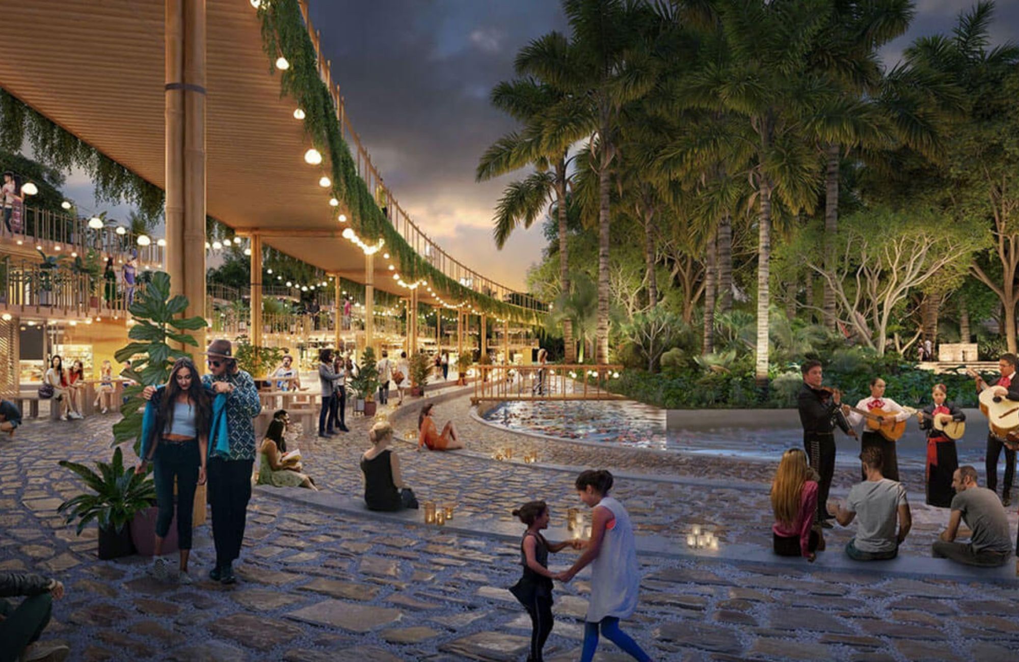 Terreno multifamiliar de 64,943 m2 a minutos del mar, en venta Aldea Zama Tulum.