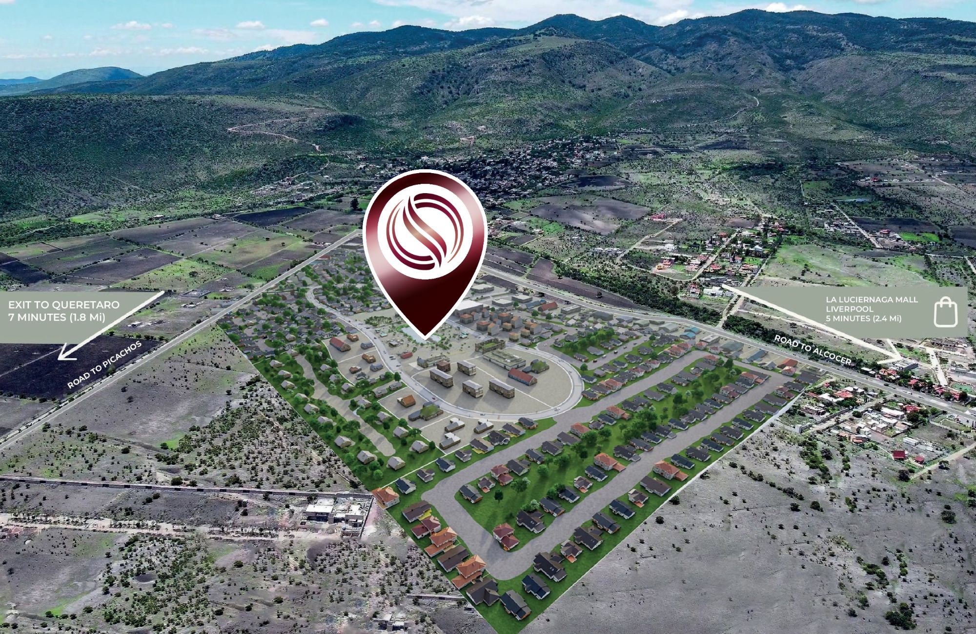 Terreno en complejo residencial con casa club, en venta San Miguel de Allende.
