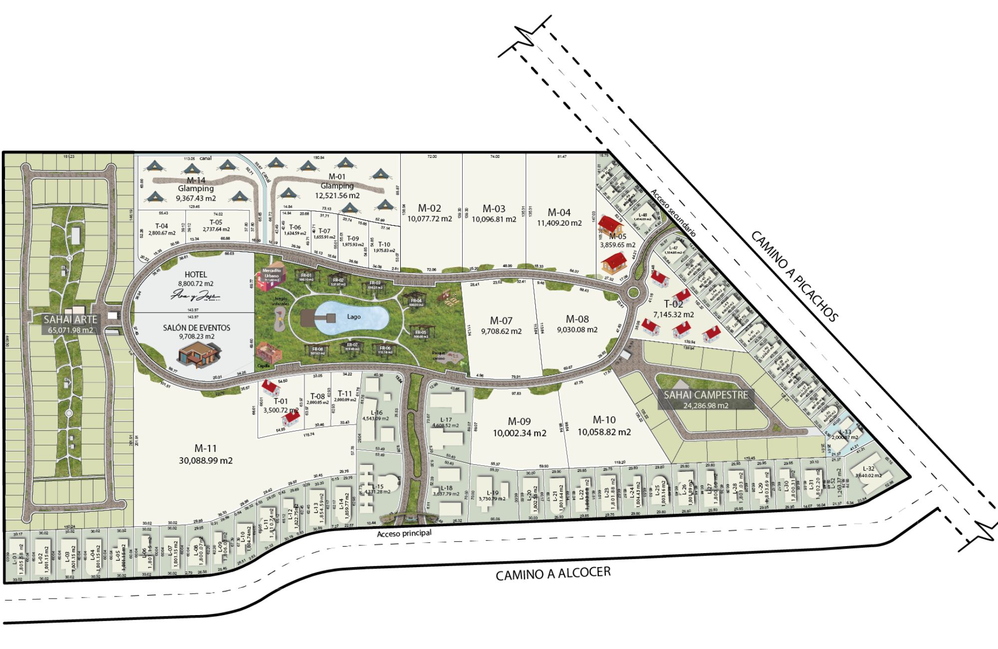 Lote multifamiliar de 9,479 m2, en complejo residencial, San Miguel de Allende.