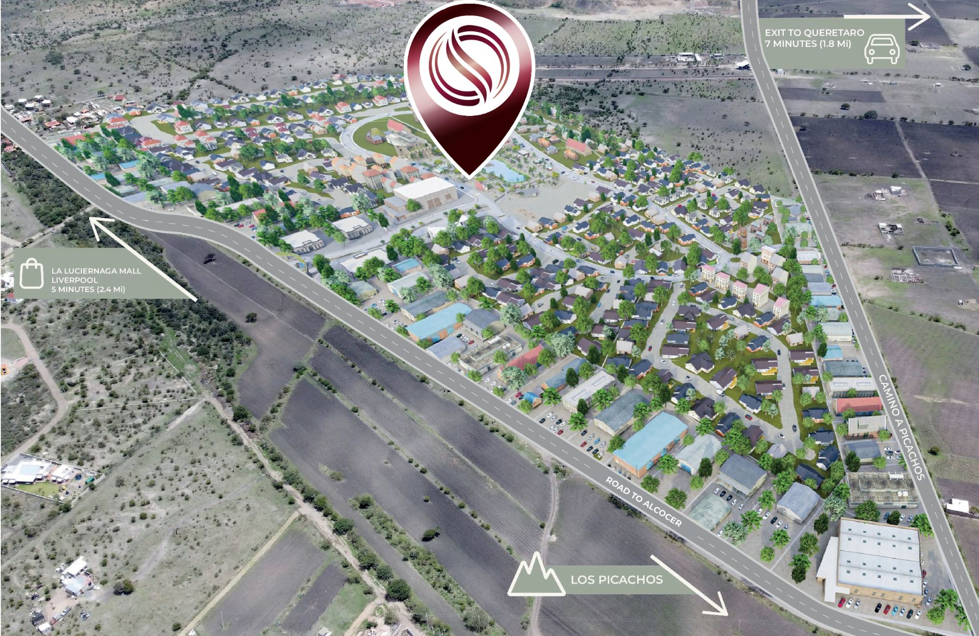 Lote multifamiliar de 11,959 m2, en complejo residencial, San Miguel de Allende.